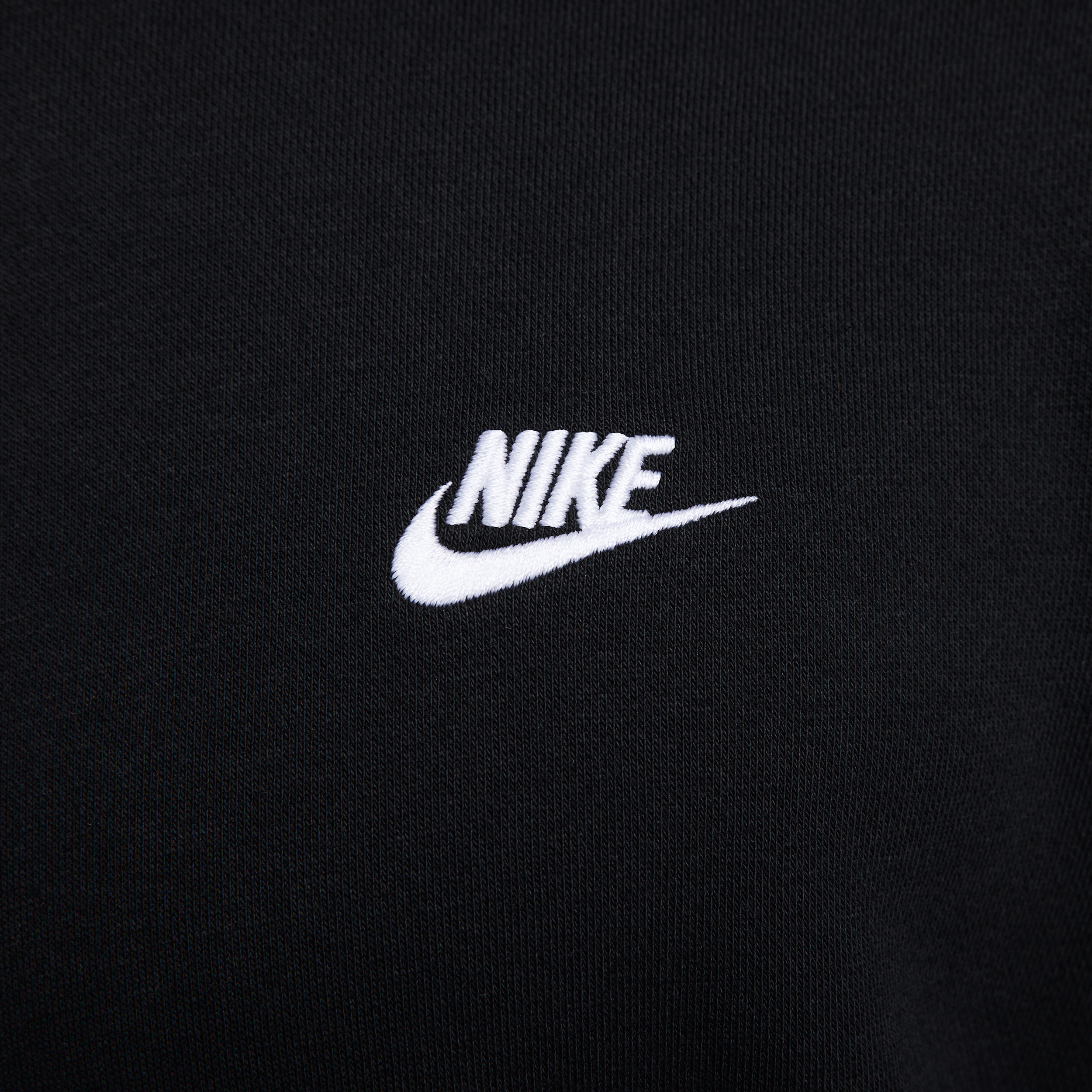 Haut en molleton Nike Club pour homme - Noir