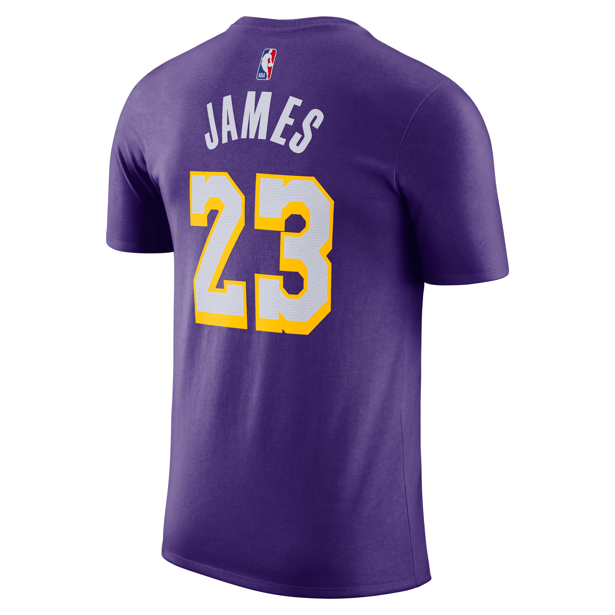 Thumbnail - Los Angeles Lakers Essentials Nike NBA-Statement-T-Shirt für Herren - Lila