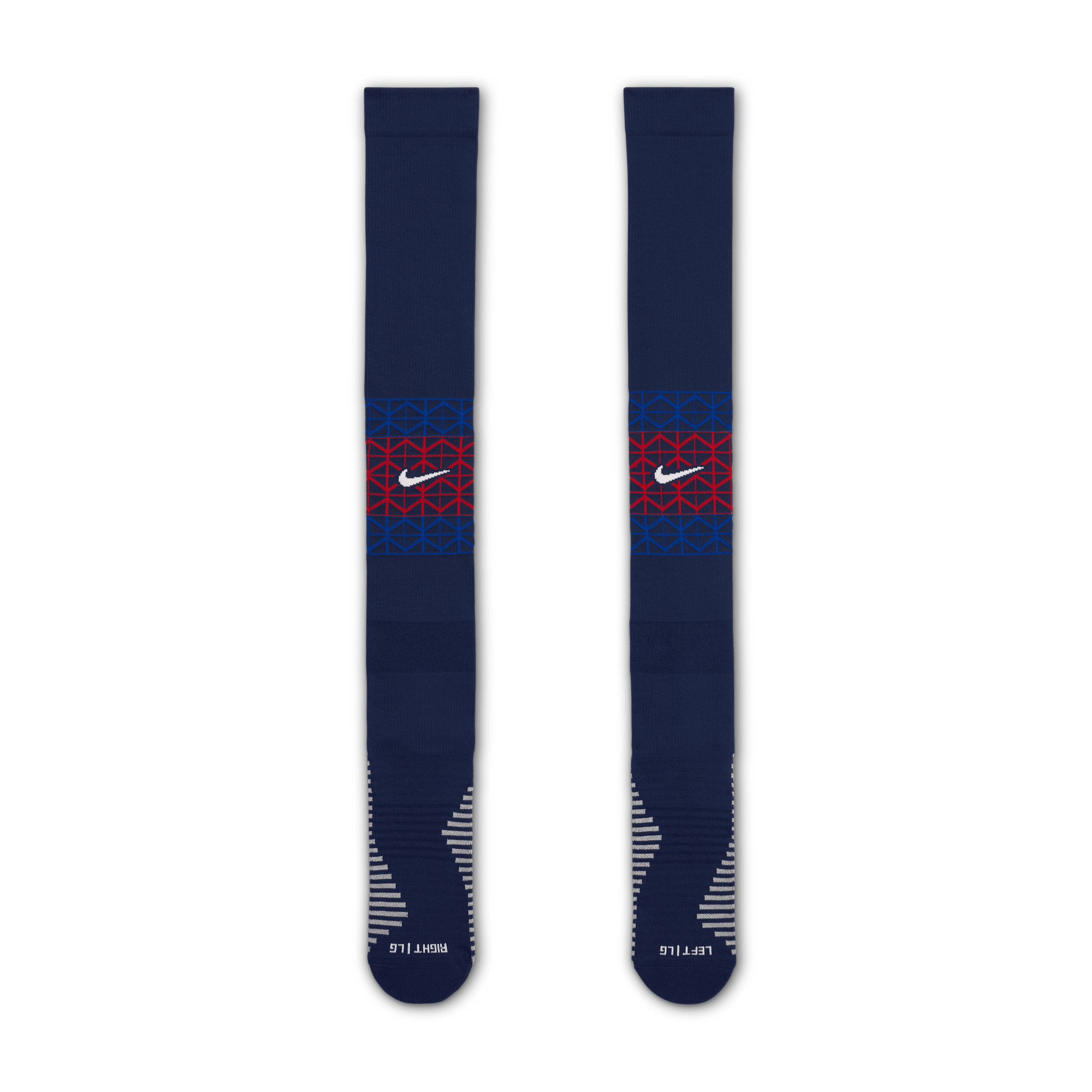 Thumbnail - Paris Saint-Germain Strike Home Nike Dri-FIT kniehohe Fußballsocken - Blau