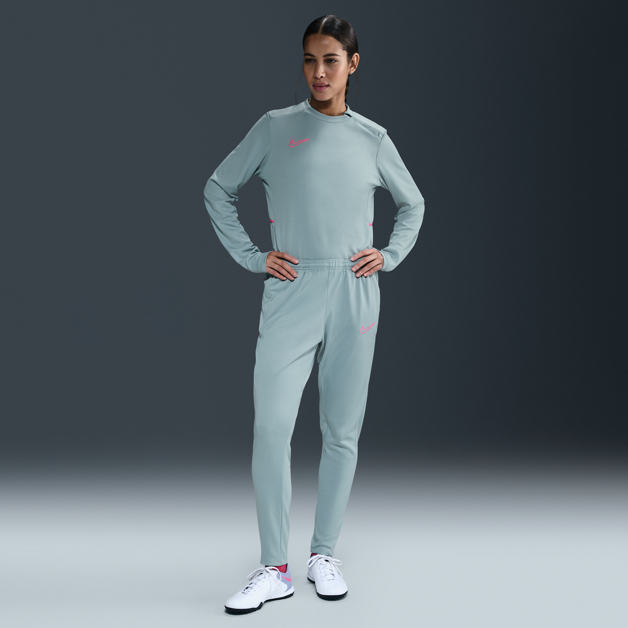 Thumbnail - Nike Academy Dri-FIT-Fußballhose (Damen) - Grau