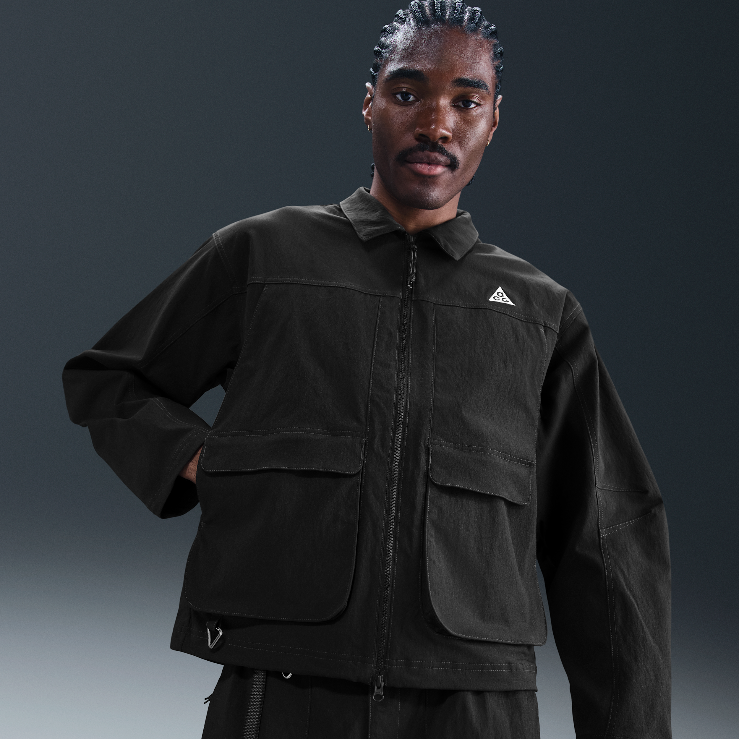 Thumbnail - Nike ACG "Smith Summit" UV-Jacke (Herren) - Schwarz