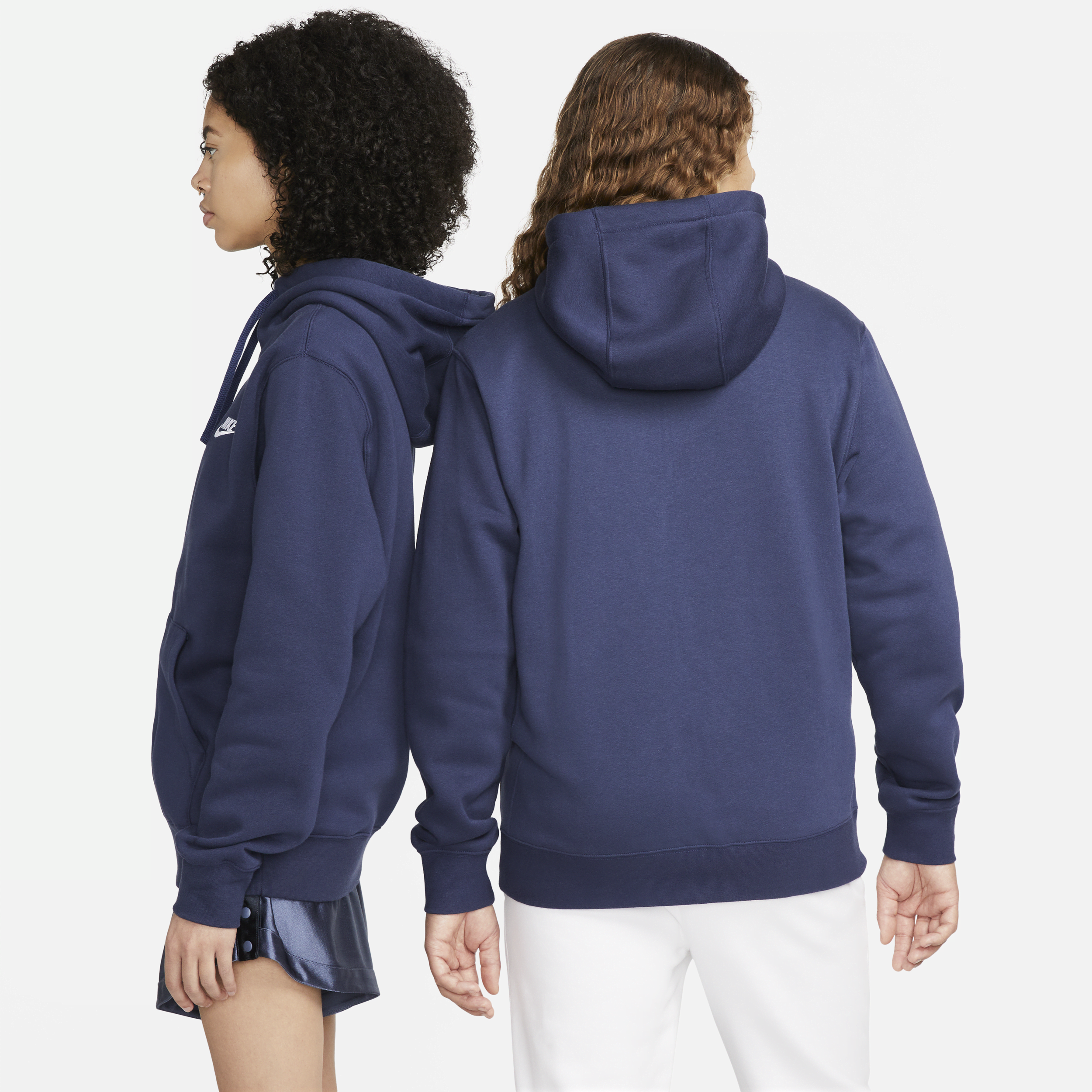 Sweat à capuche et zip Nike Sportswear Club Fleece pour Homme - Bleu