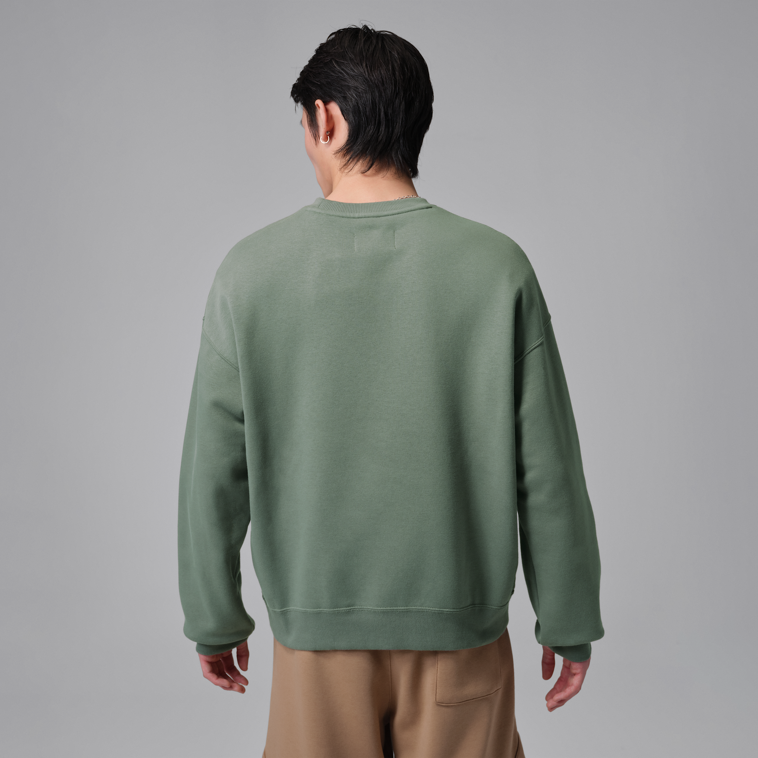 Thumbnail - Jordan Brooklyn Fleece-Rundhals-Sweatshirt (Herren) - Grün