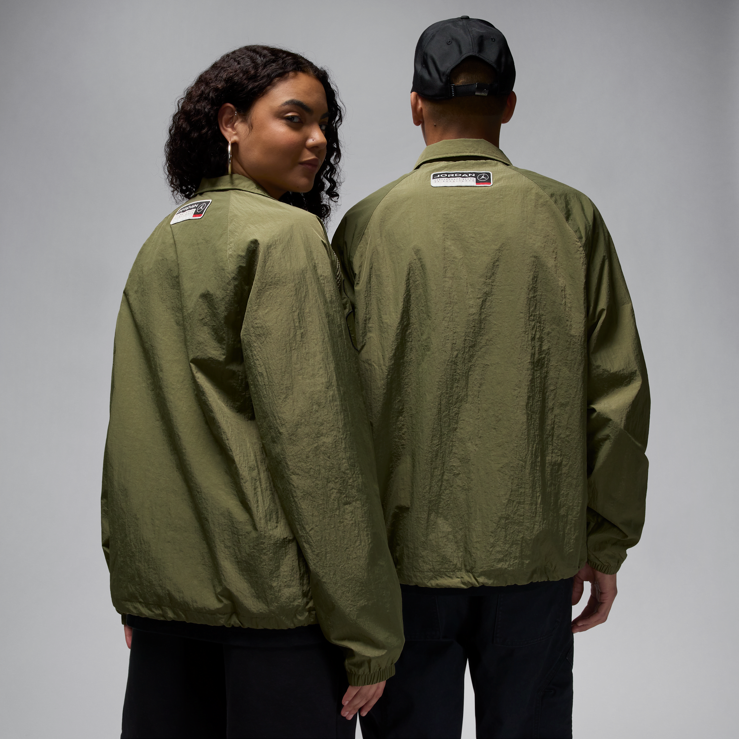 Veste de coach Jordan Essentials pour homme - Vert