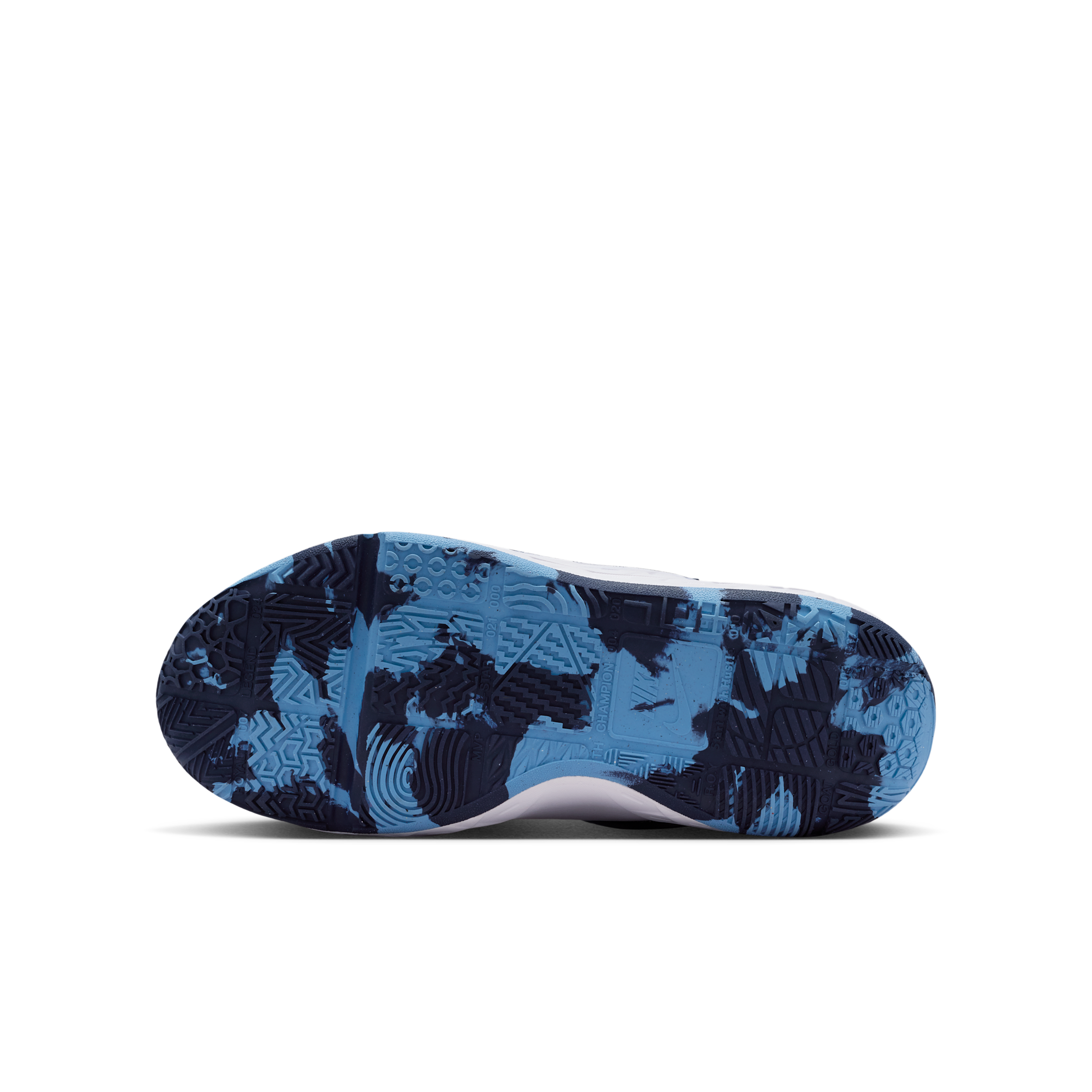 Thumbnail - Nike Team Hustle D 12 Basketballschuh (ältere Kinder) - Weiß