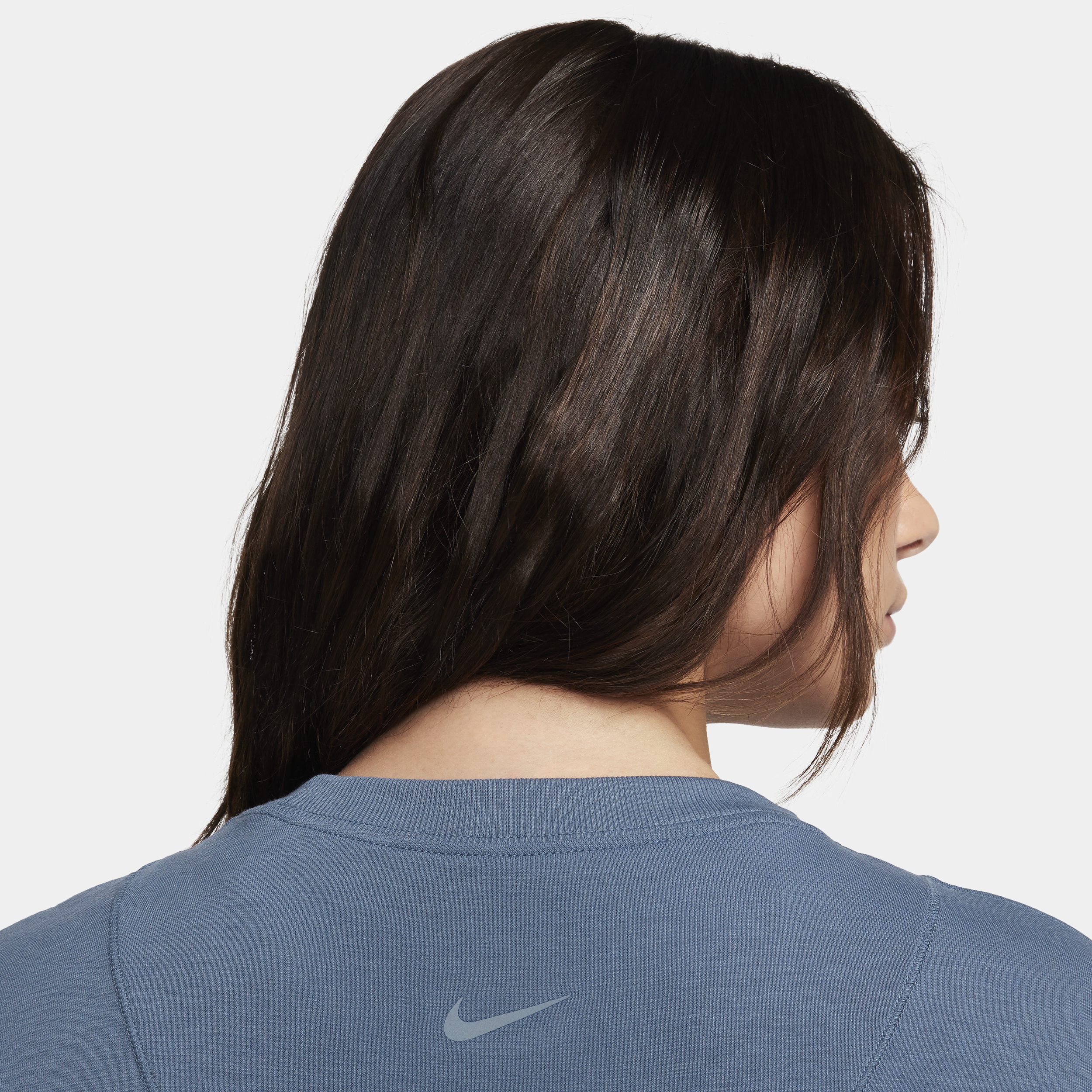Nike One Relaxed Dri-FIT damestop met korte mouwen Blauw