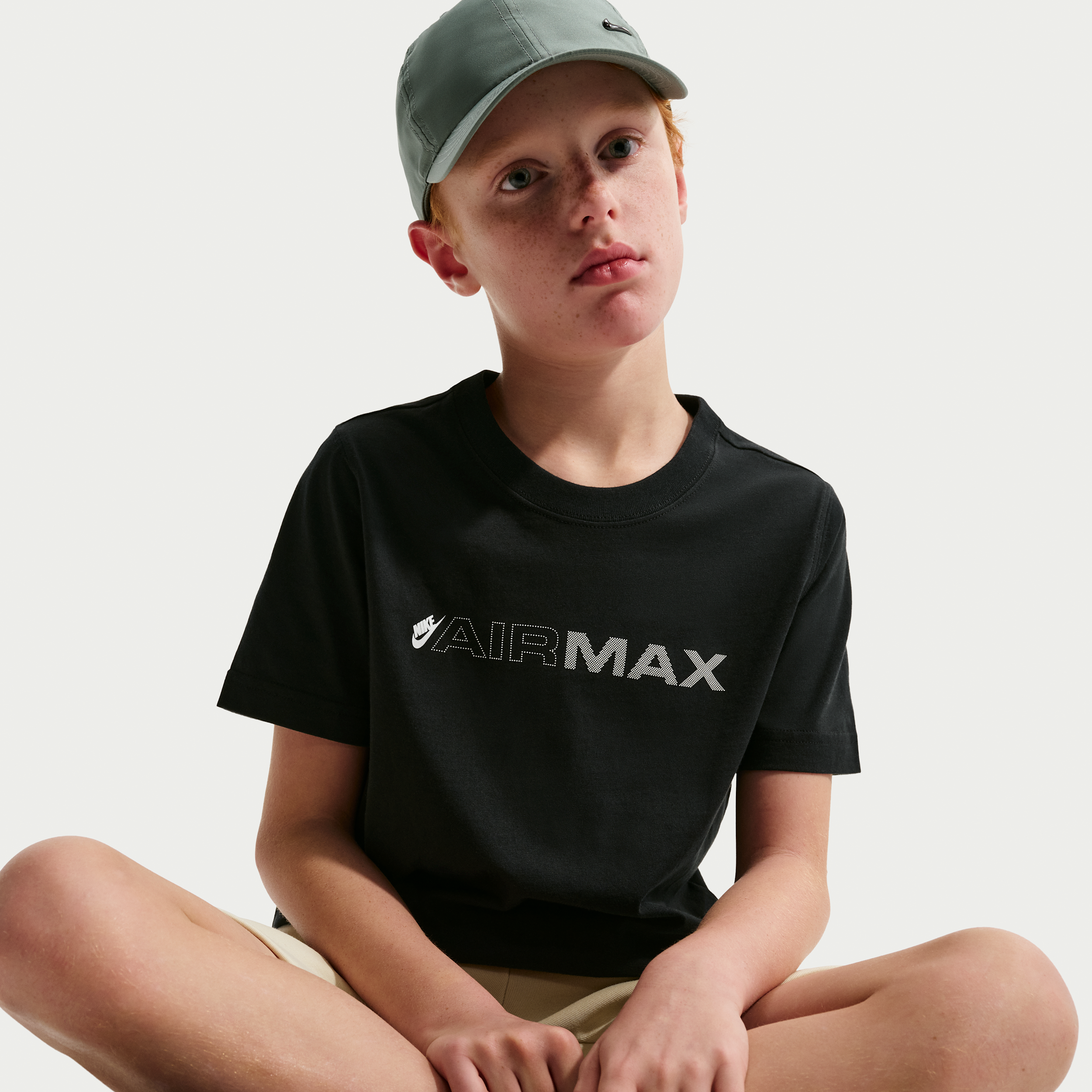 Thumbnail - Nike Air Max T-Shirt für ältere Kinder - Schwarz