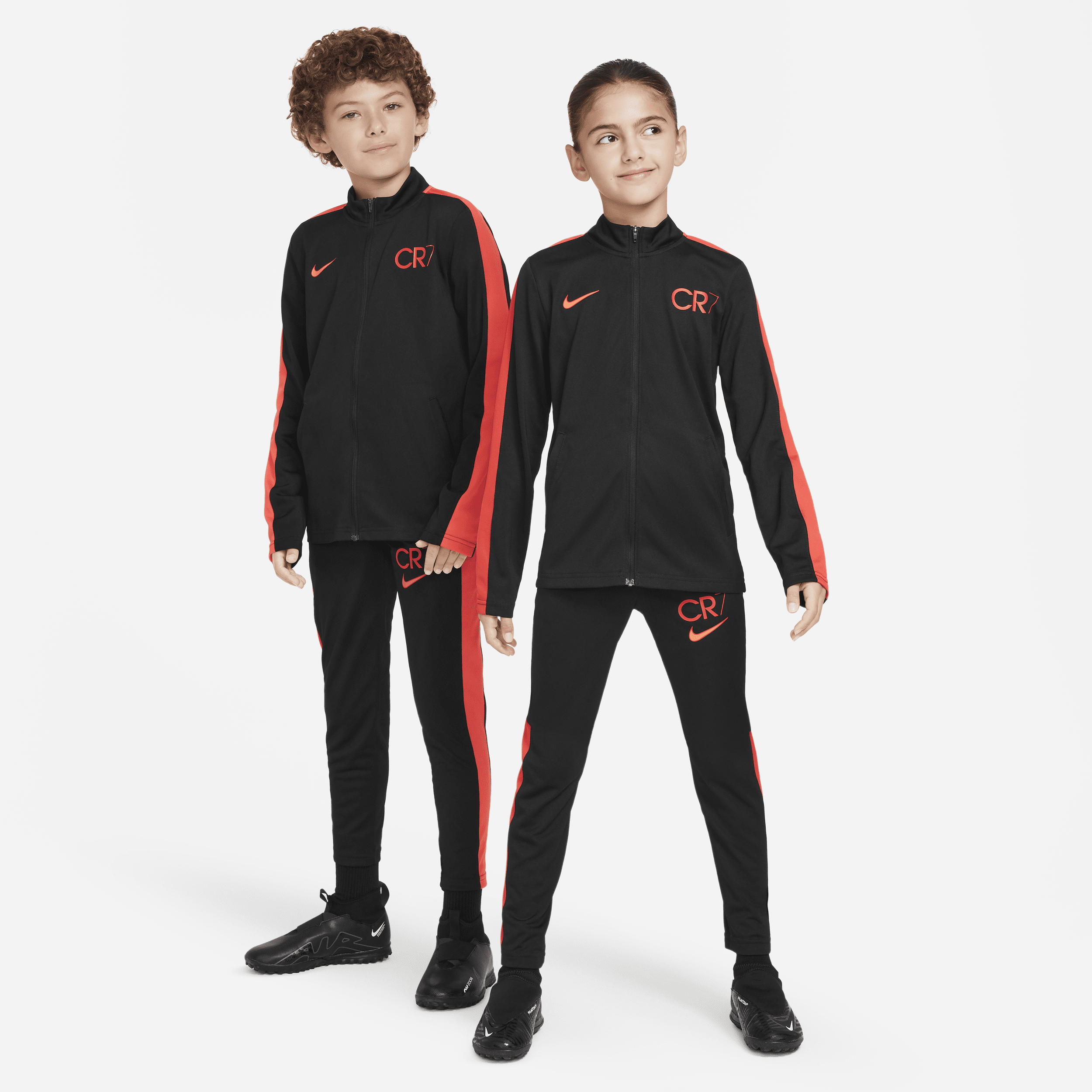 CR7 Older Kids' Dri-FIT Academy23 Football Tracksuit - Black