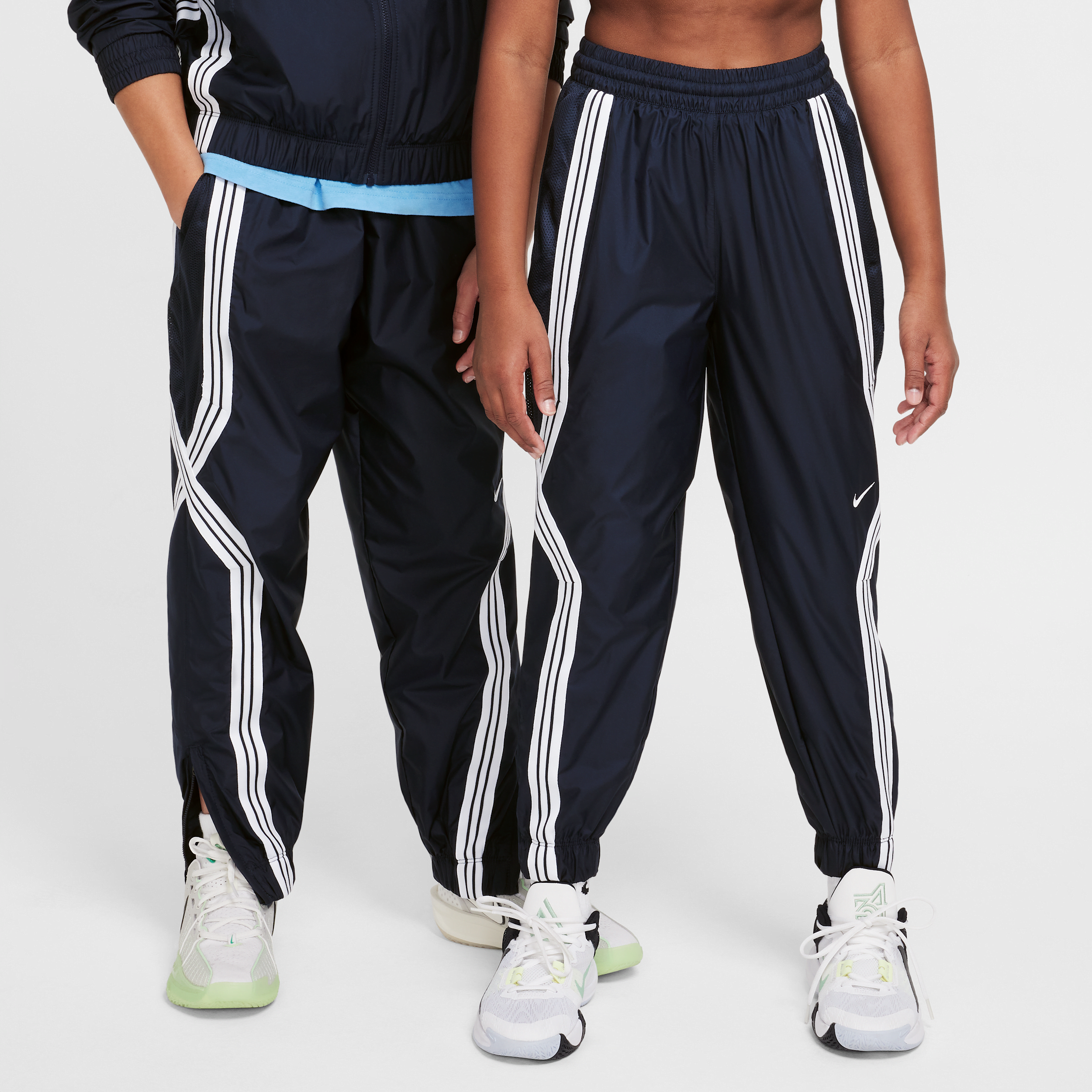 Pantalon de basket déperlant Nike Crossover pour ado - Bleu