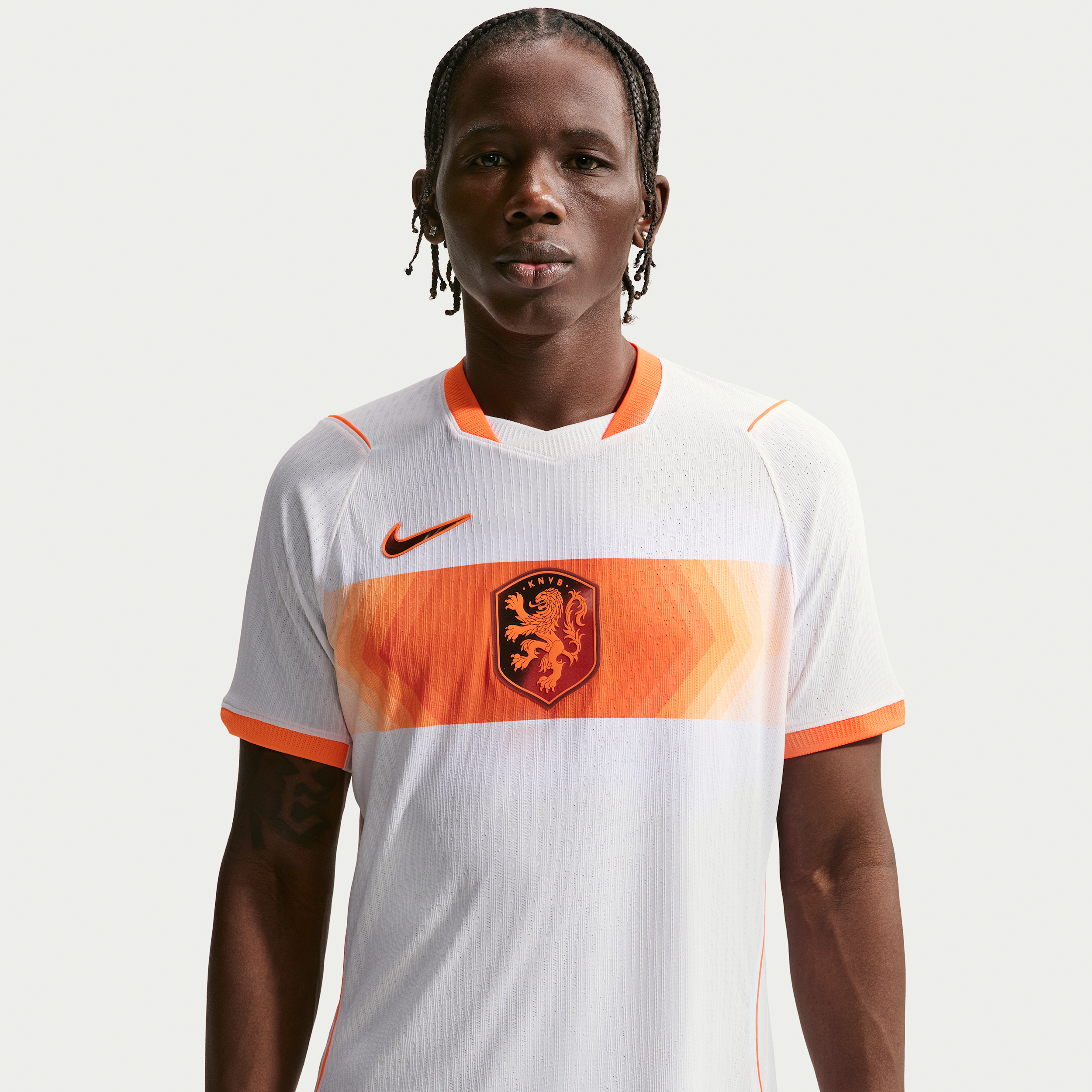 Maglia ufficiale da calcio Nike Aero-FIT Olanda 2026/27 Match da uomo – Away - Bianco