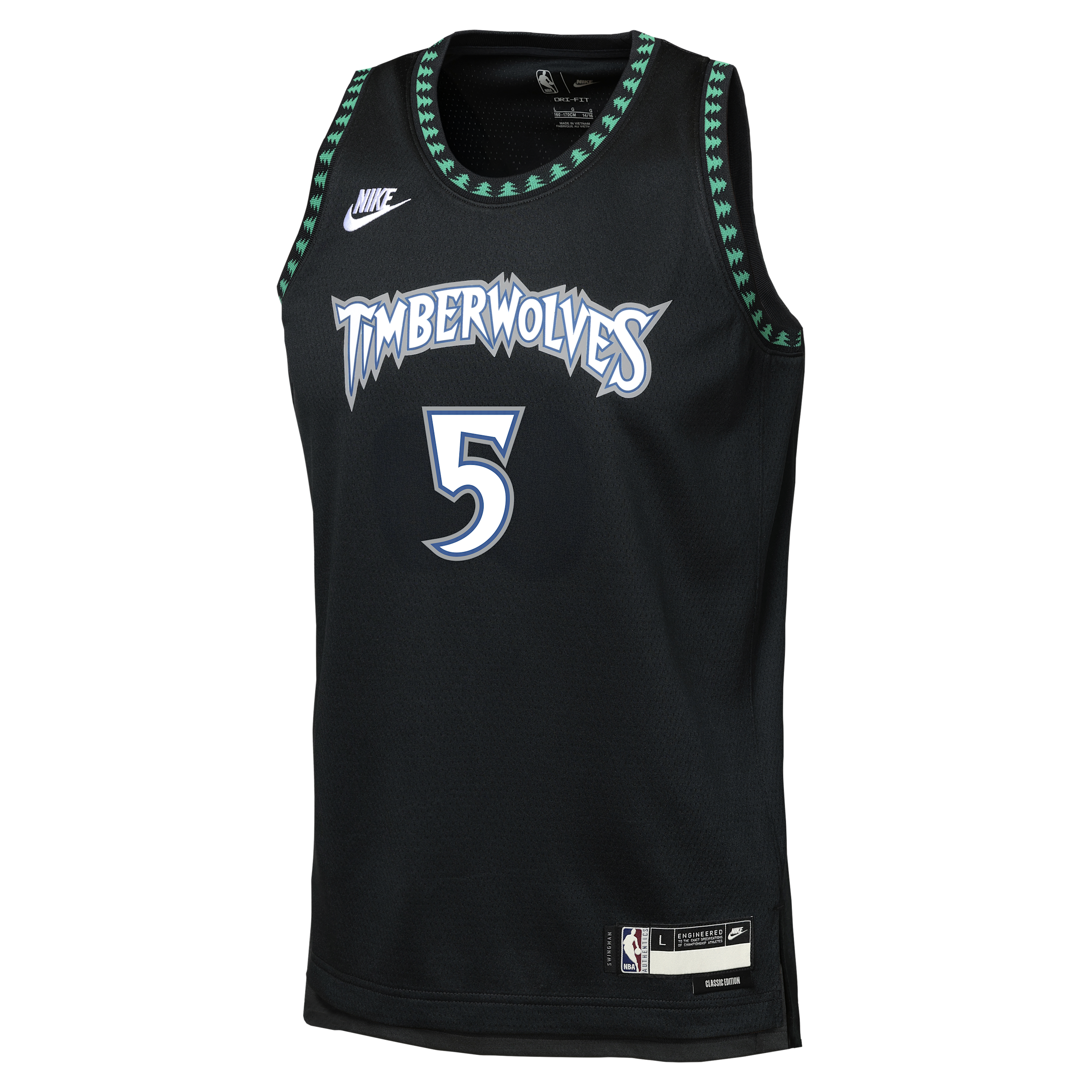 Maglia Golden State Warriors Hardwood Classics Swingman NBA – Ragazzo/a - Nero