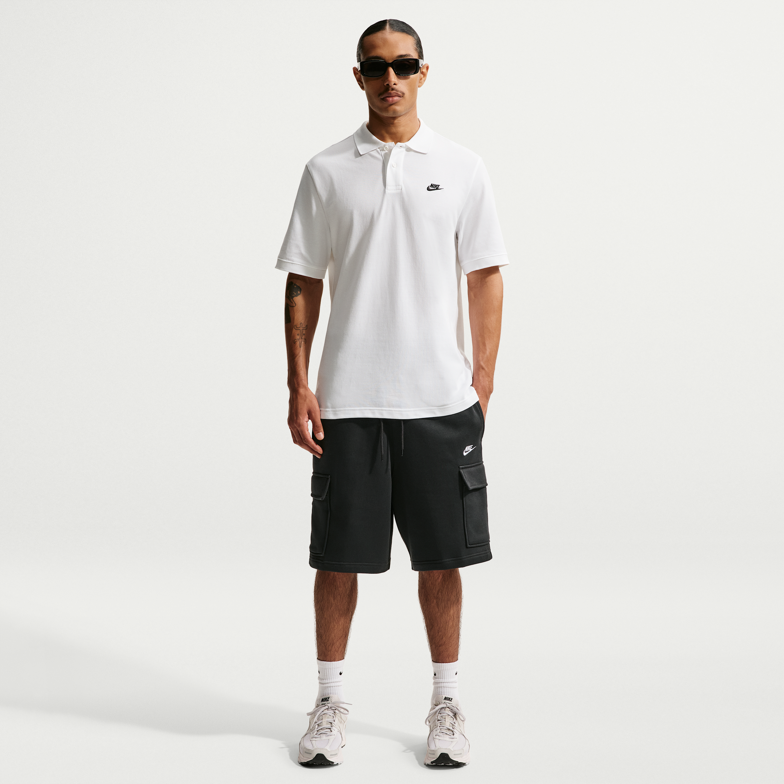 Thumbnail - Nike Club Fleece-Cargoshorts (Herren) - Schwarz