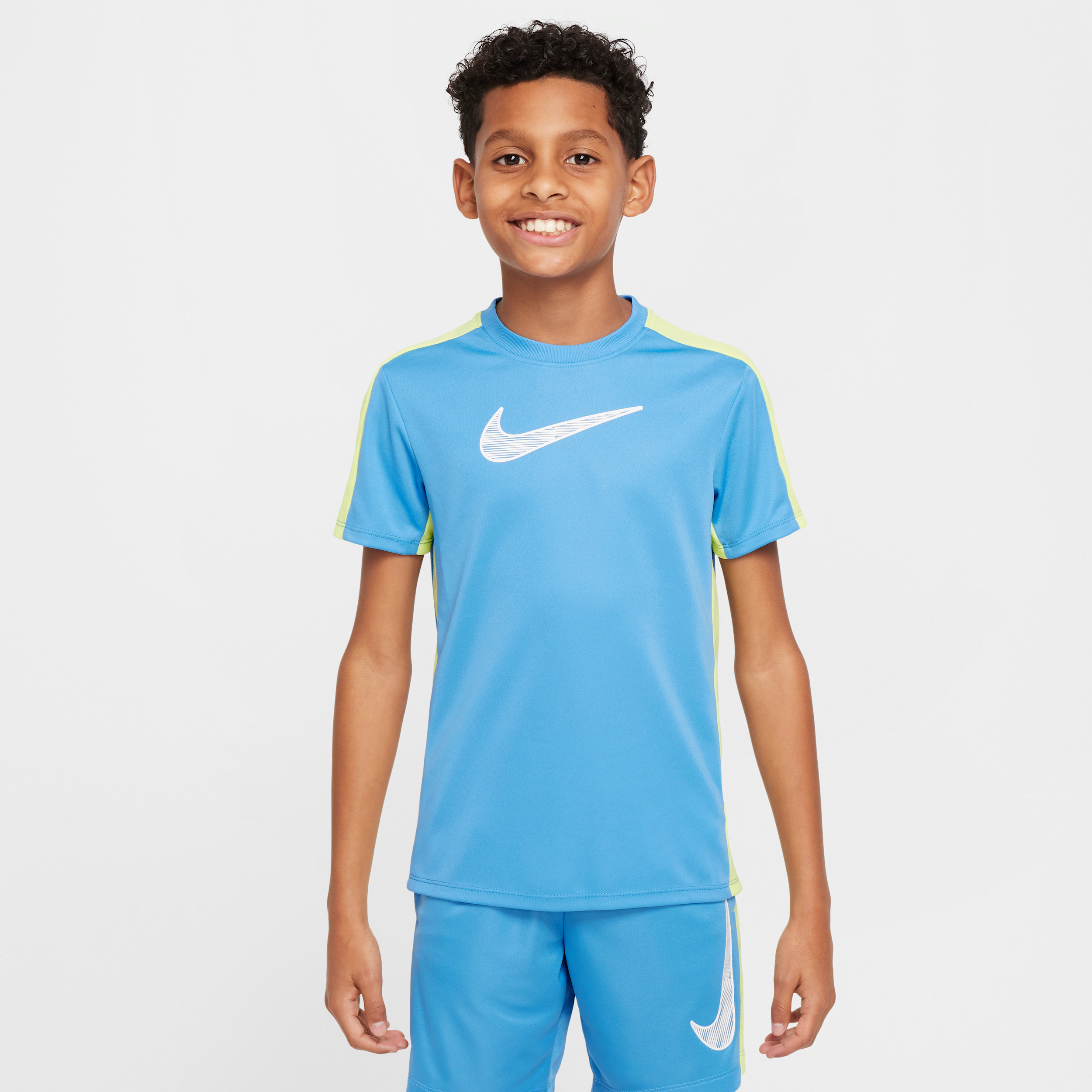 Haut à manches courtes Dri-FIT Nike Trophy23 pour ado - Bleu