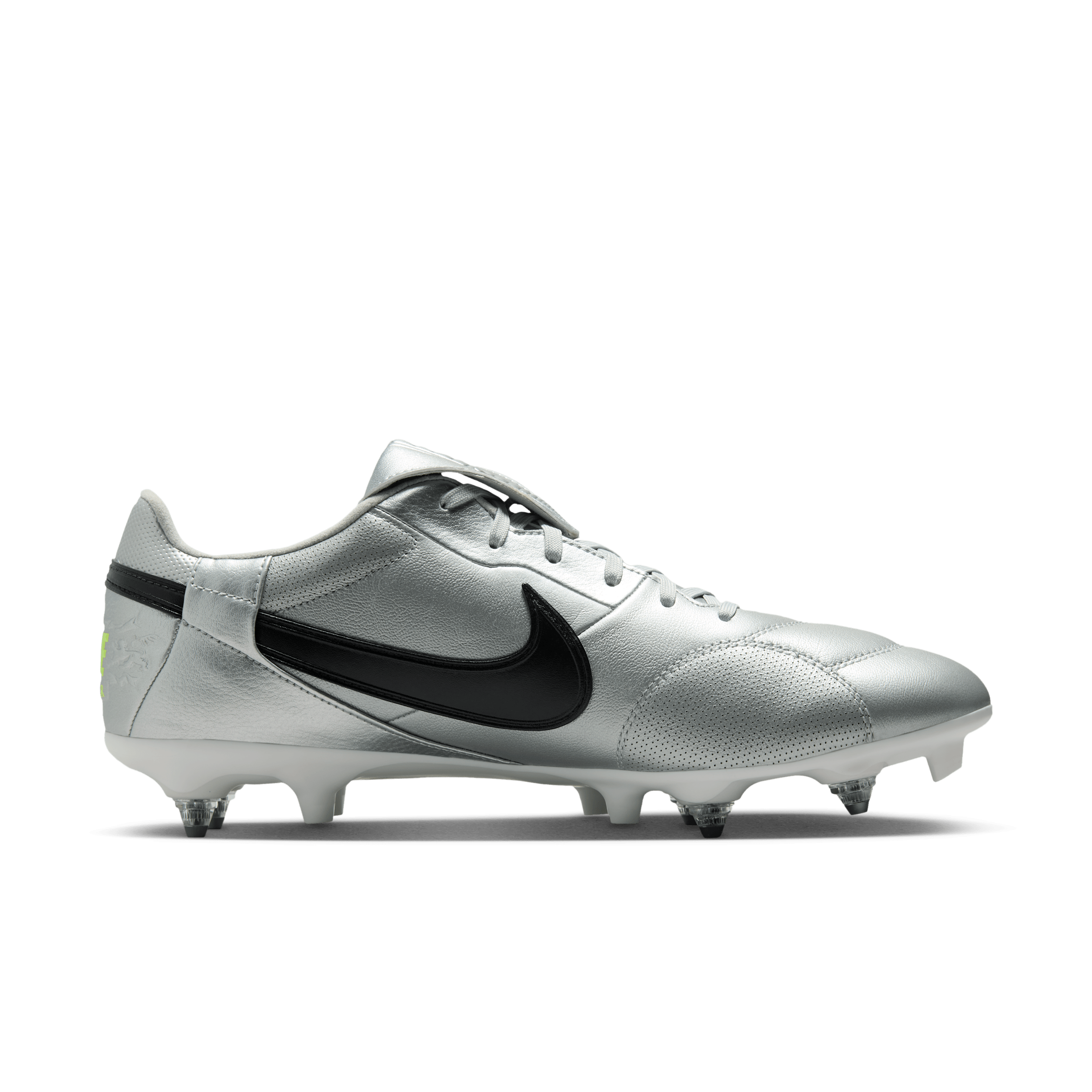 Nike Premier 3 SG-Peo low-top voetbalschoen (zachte ondergrond) - Grijs - HM0273-004