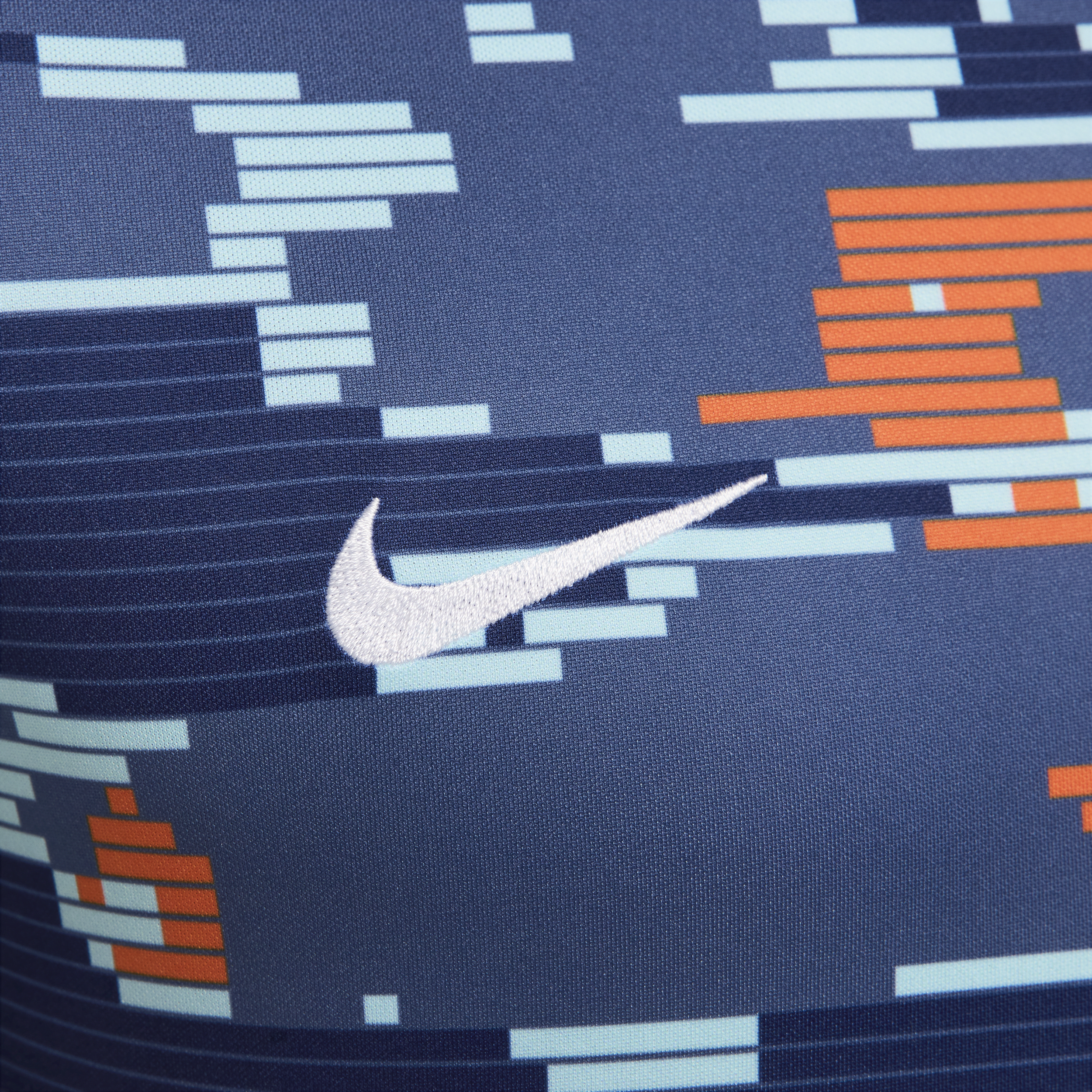 Nike Nederland Academy Pro Dri-FIT warming-uptop met korte mouwen voor heren Blauw