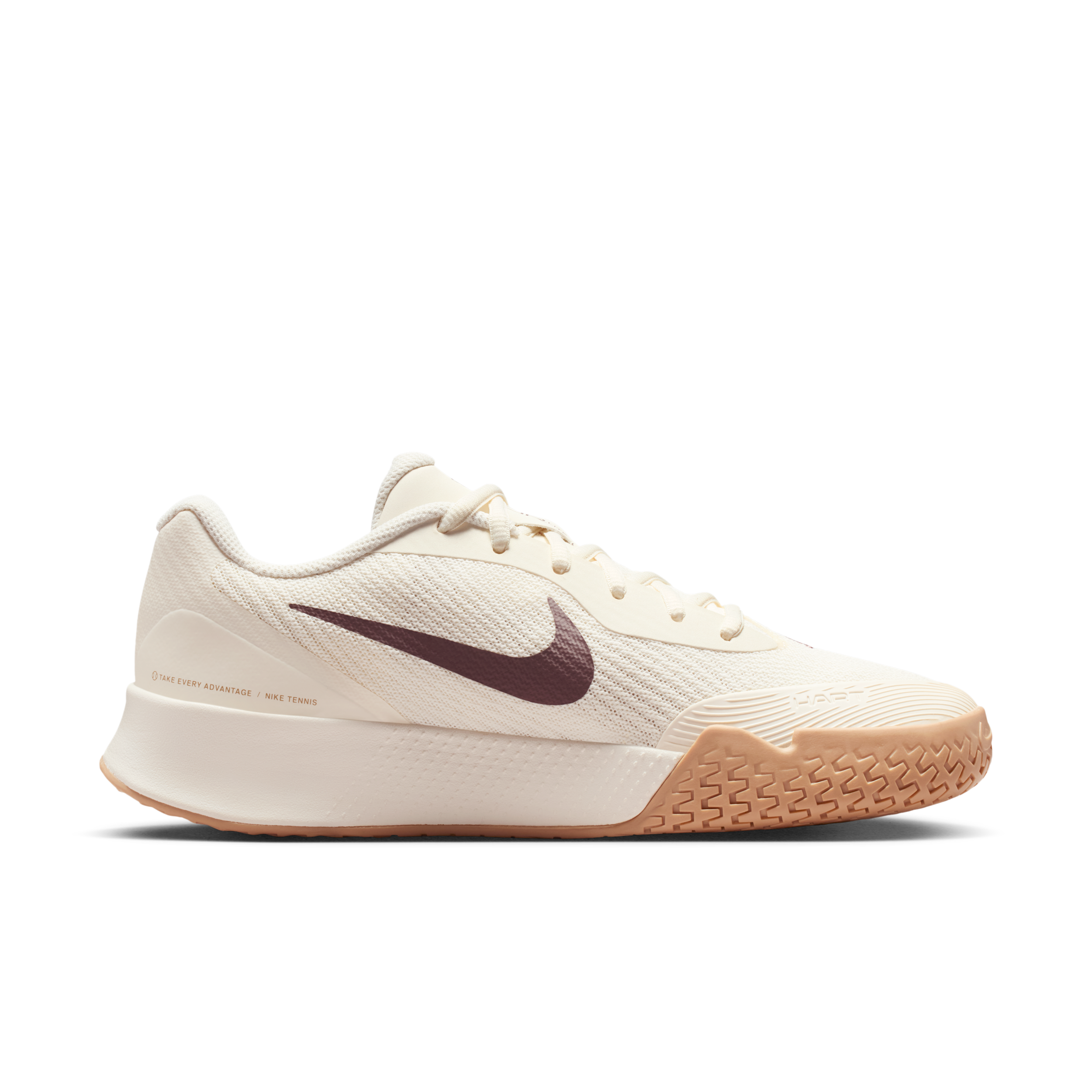 Nike Vapor Lite 3-tennissko til hardcourt til kvinder - brun - FZ2156-109