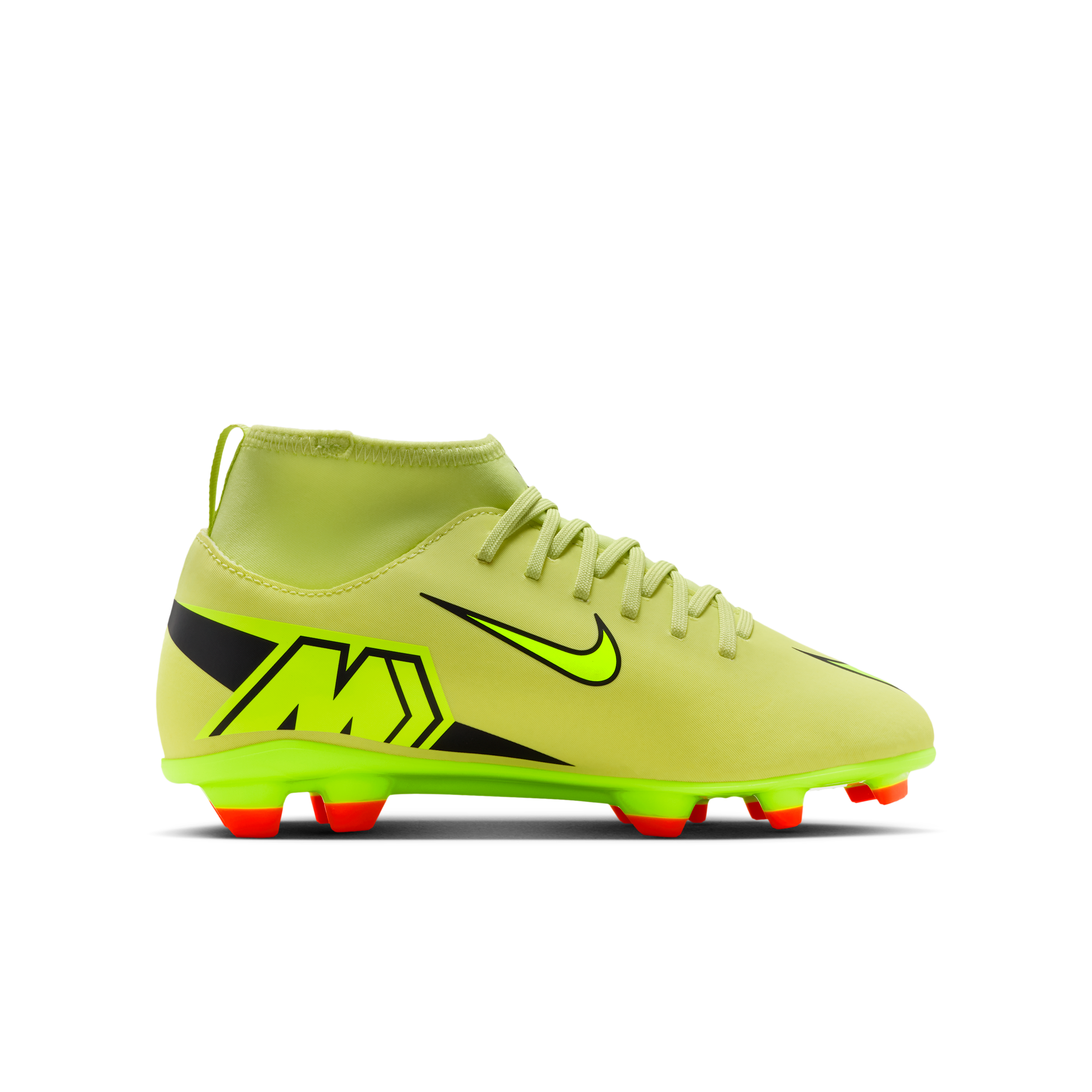 Thumbnail - Nike Jr. Mercurial Superfly 10 Club High-Top-Fußballschuh für verschiedene Böden (jüngere/ältere Kinder) - Grün