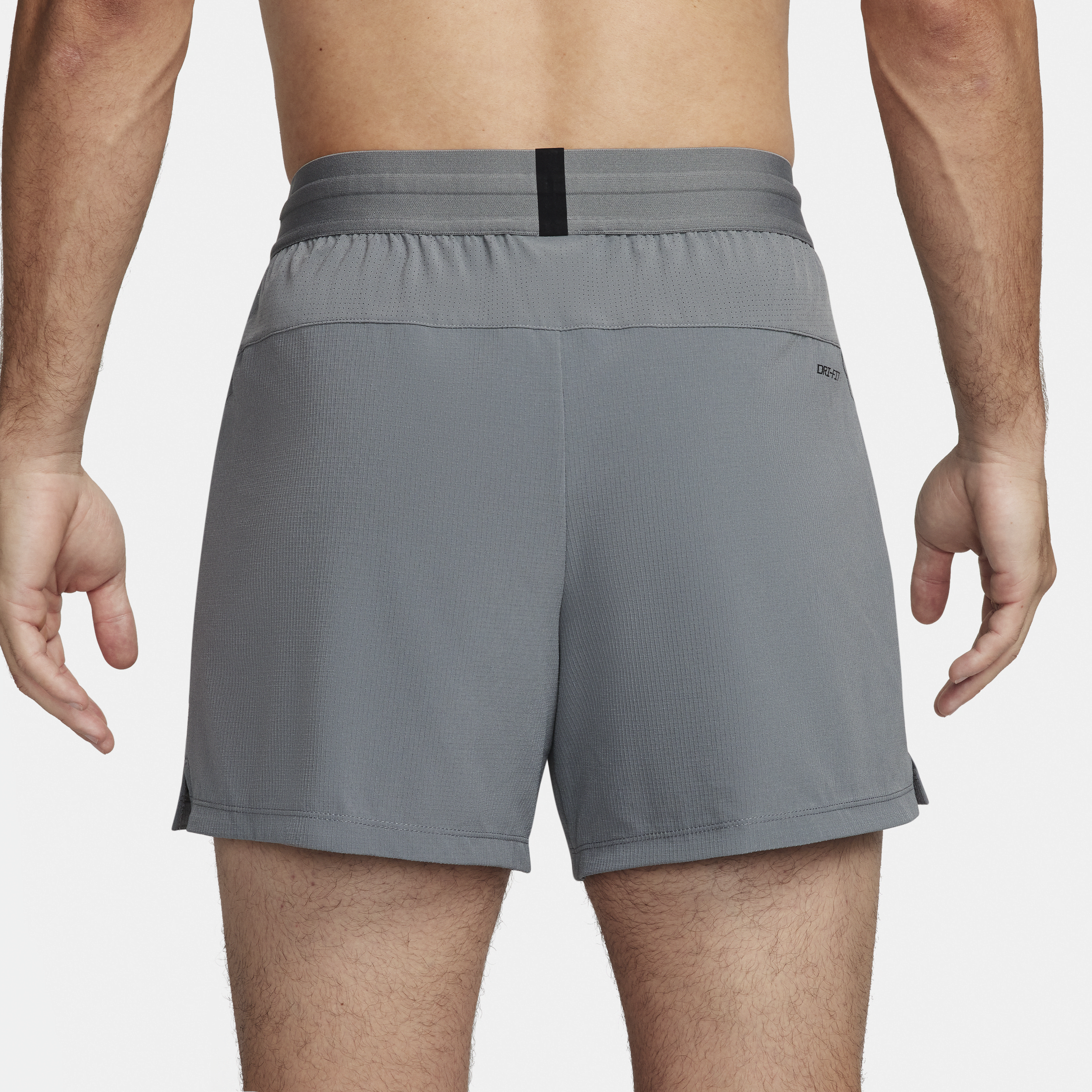 Nike Flex Rep Dri-FIT niet-gevoerde fitnessshorts voor heren (13 cm) Grijs