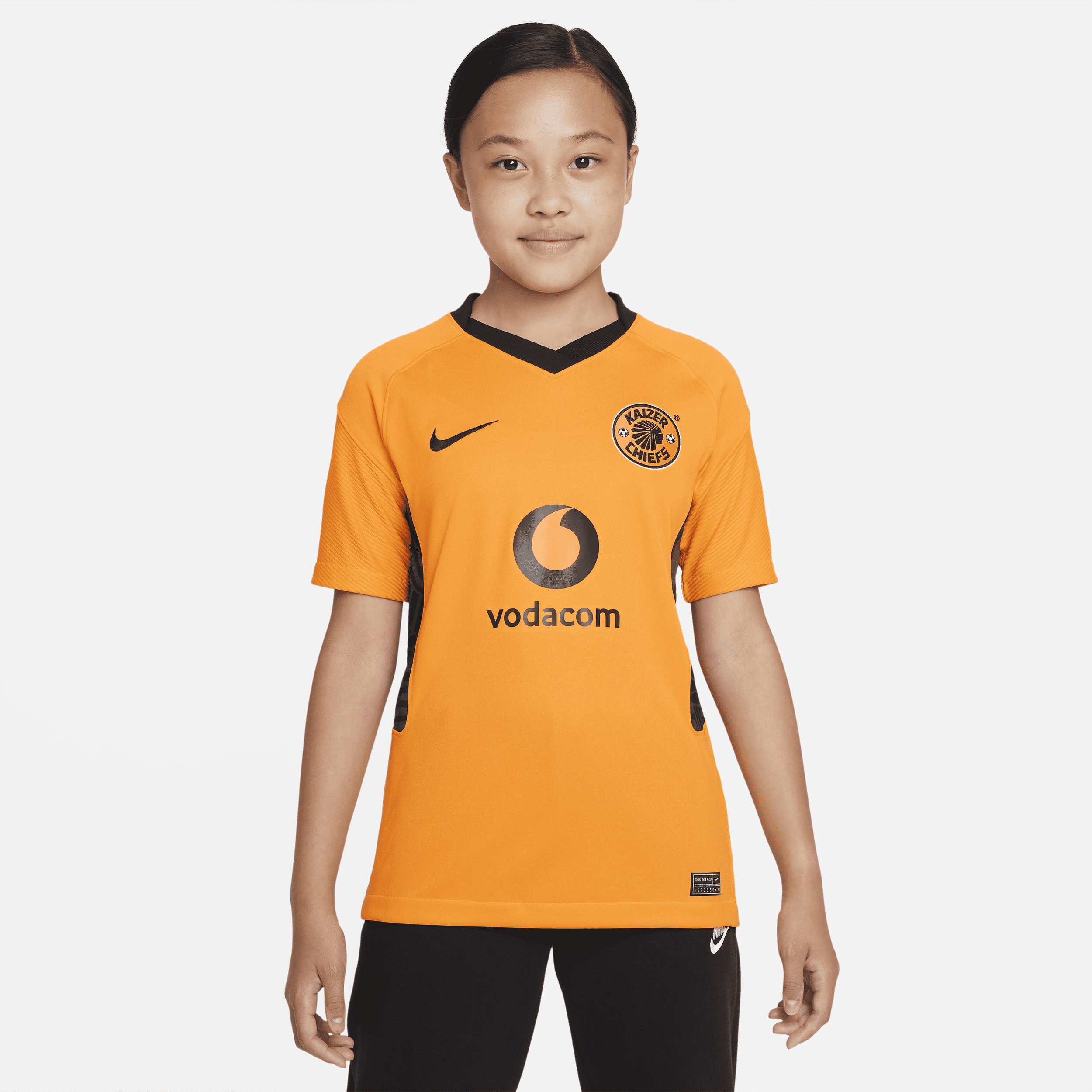 Nike Kaizer Chiefs Away 21/22 Junior T-Shirt Black