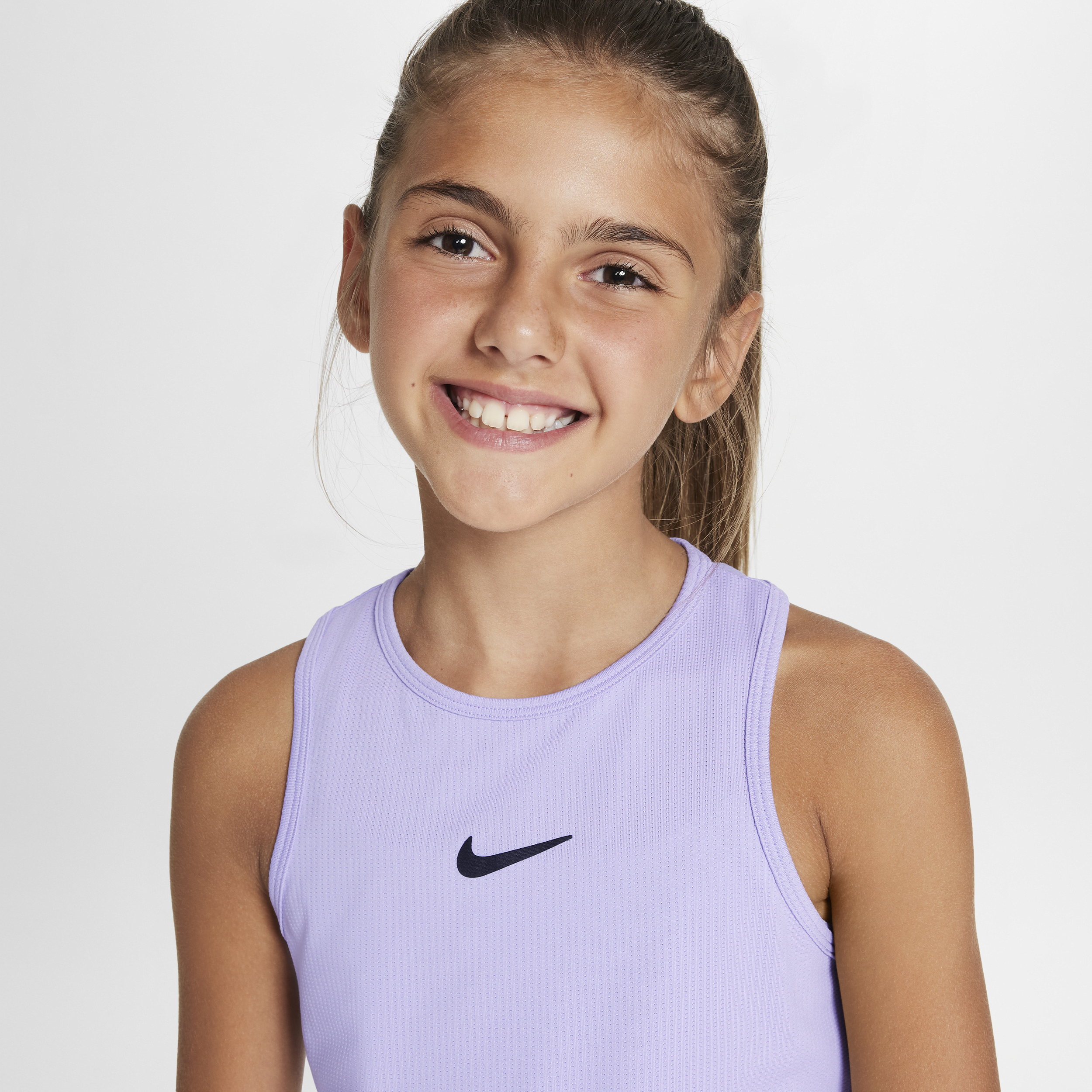 Nike Victory Dri-FIT tennistanktop voor meisjes Paars