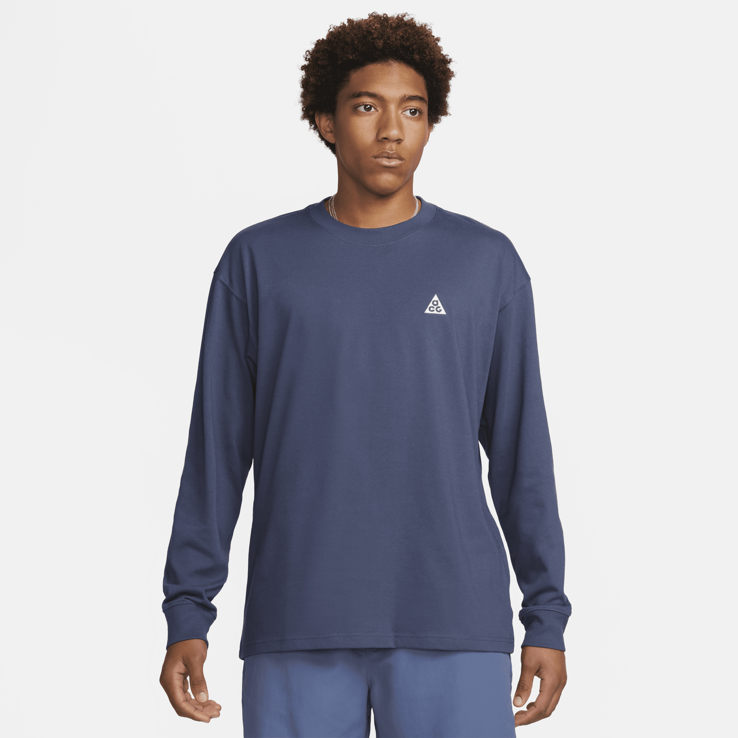 Nike ACG T-shirt met lange mouwen voor heren Blauw