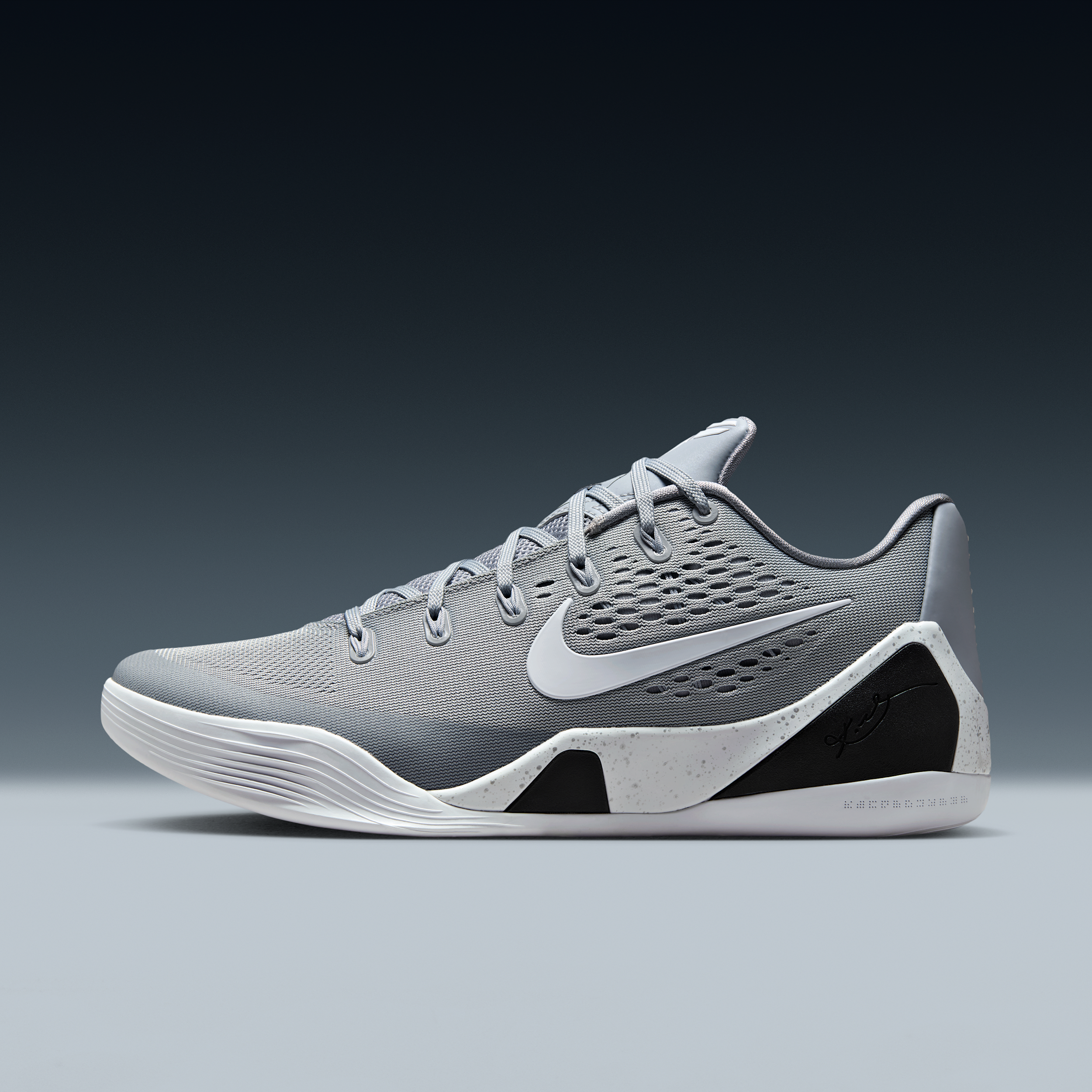 Nike Kobe IX Elite Low EM Protro Basketball Shoes - Grey