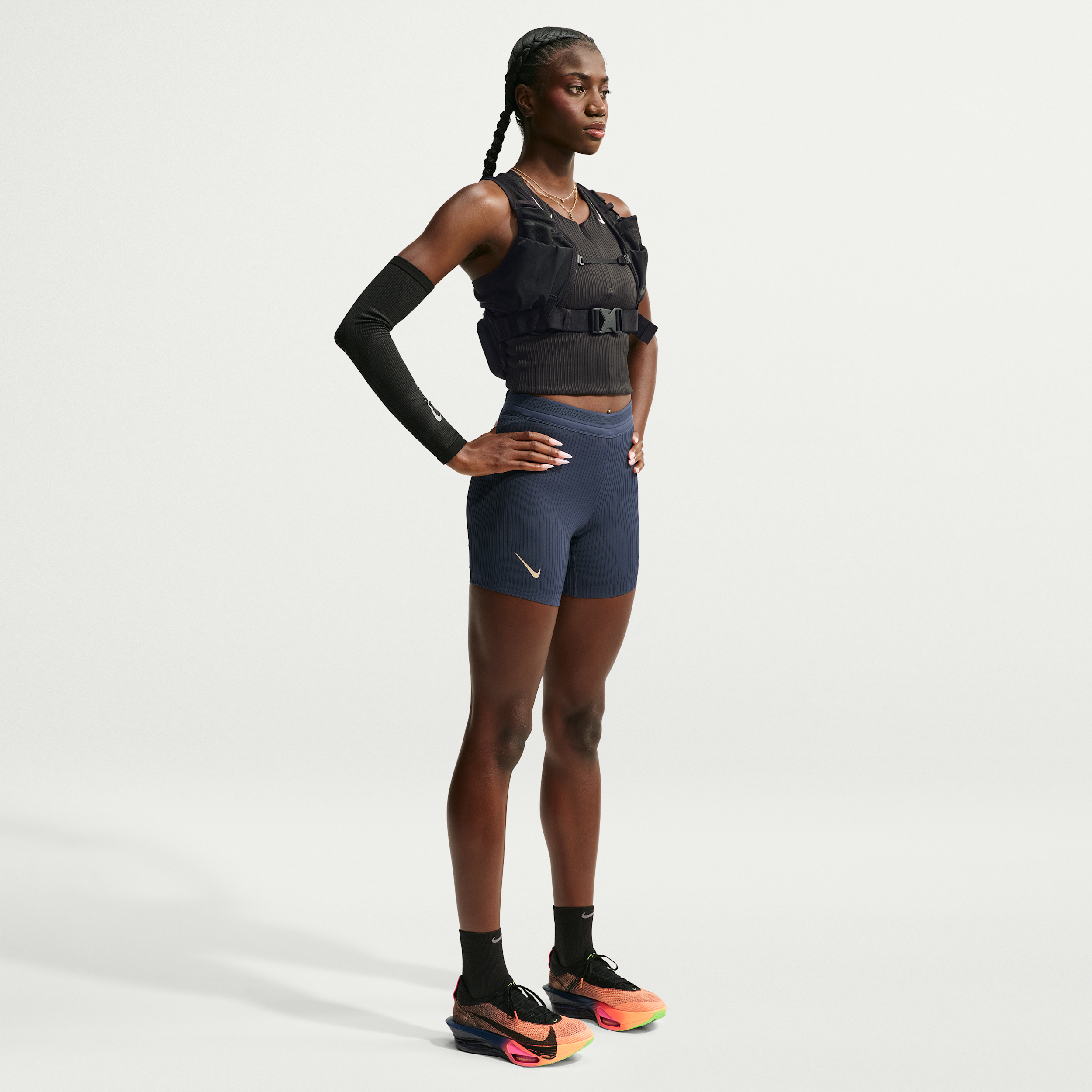 Nike Short De Running Ajuste Dri Fit Adv Nike Aeroswift Keely Hodgkinson Pour