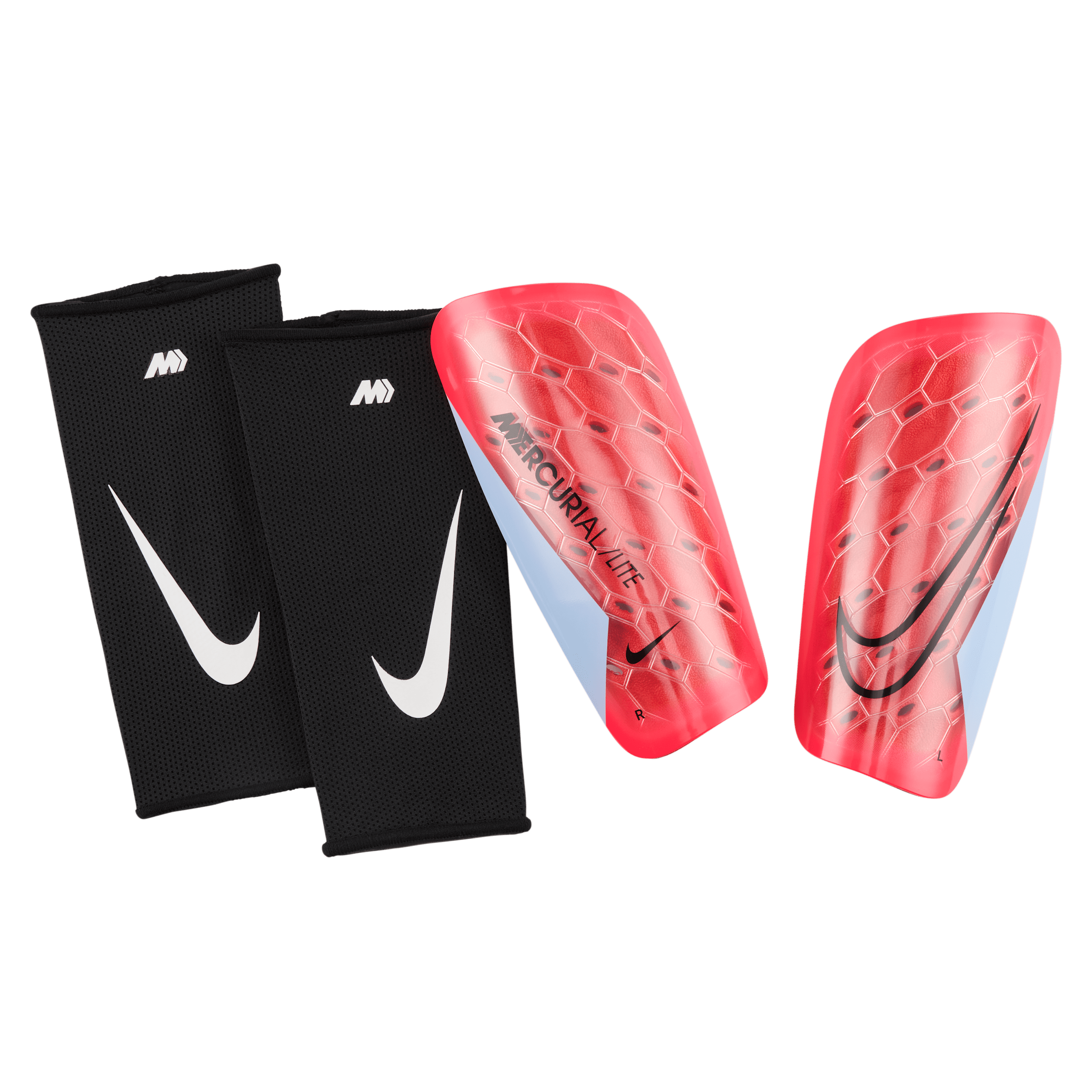 Nike Mercurial Lite Football Shinguards - Red