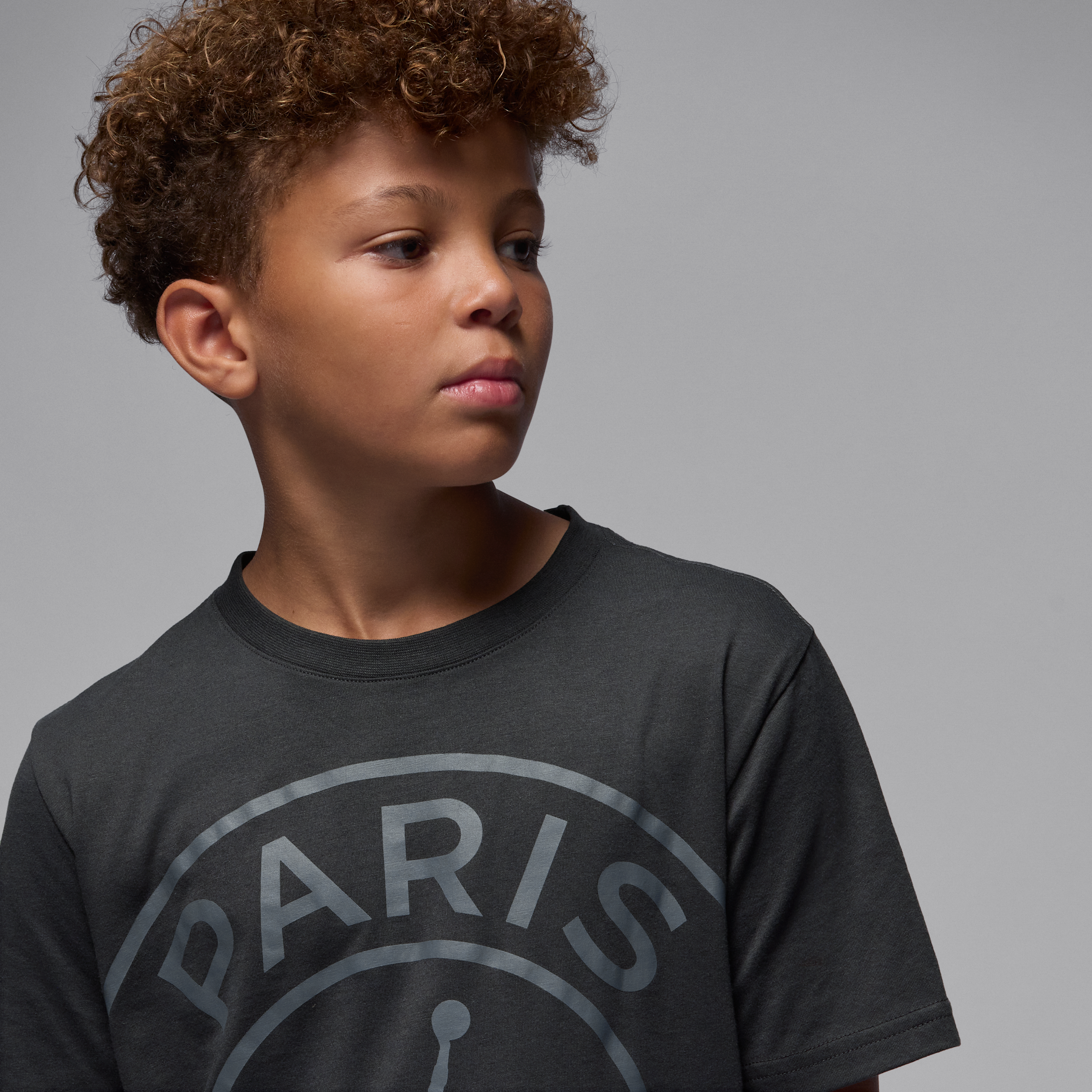 Thumbnail - Jordan Paris Saint-Germain T-Shirt (ältere Kinder) - Grau