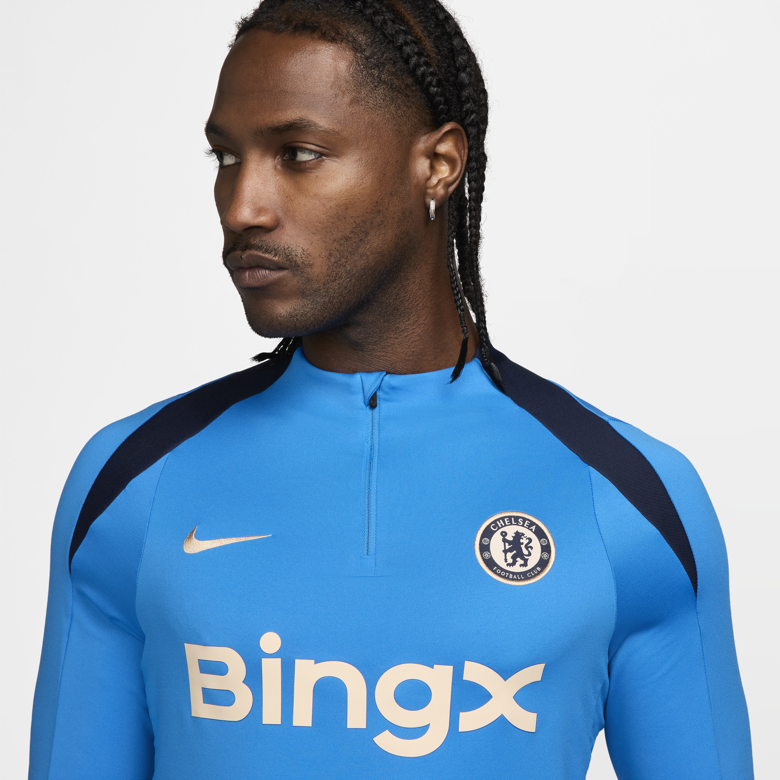 Thumbnail - FC Chelsea Strike Nike Dri-FIT Fußball-Drill-Oberteil für Herren - Blau