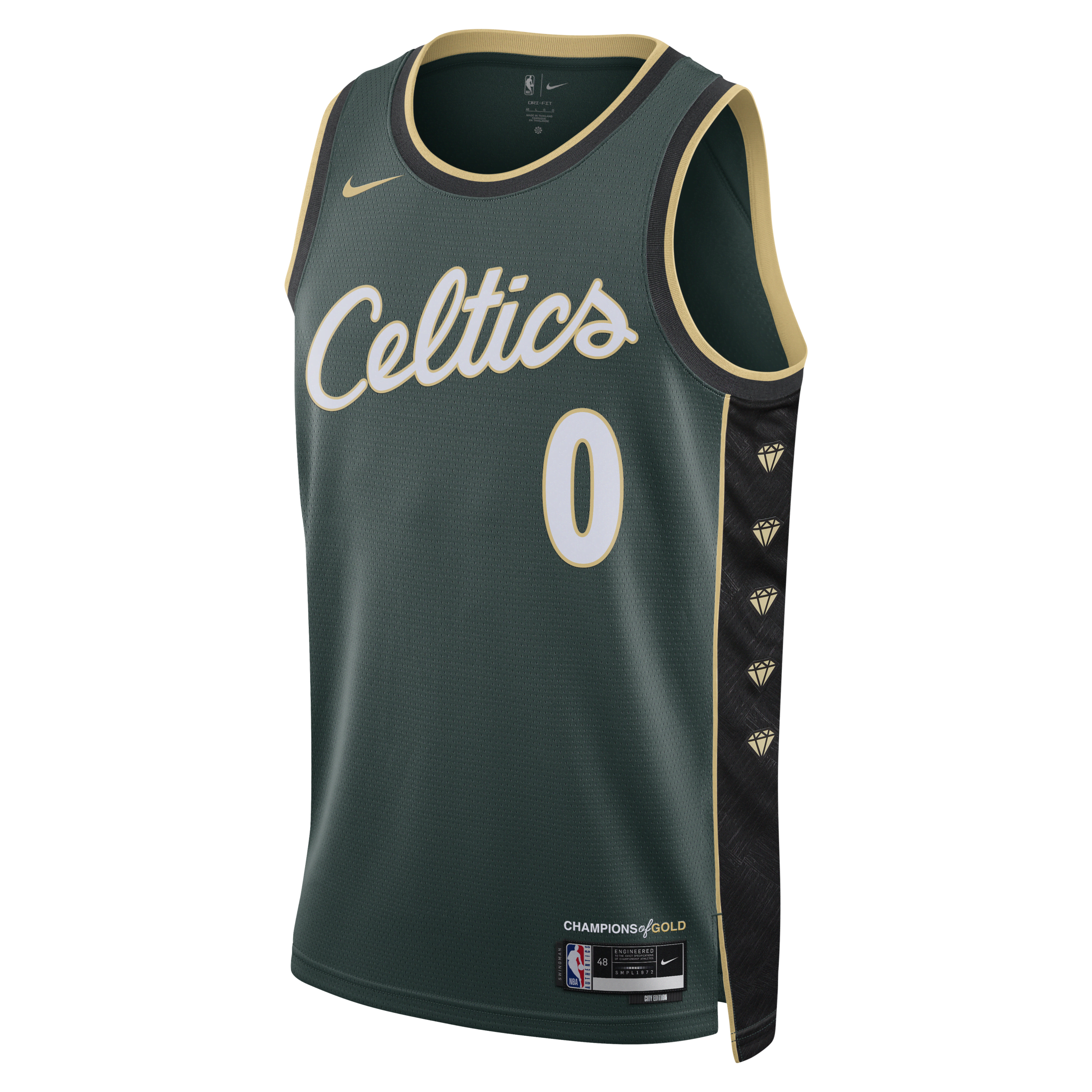 Koszulka Nike Dri-FIT NBA Swingman Jayson Tatum Boston Celtics City Edition - Zieleń