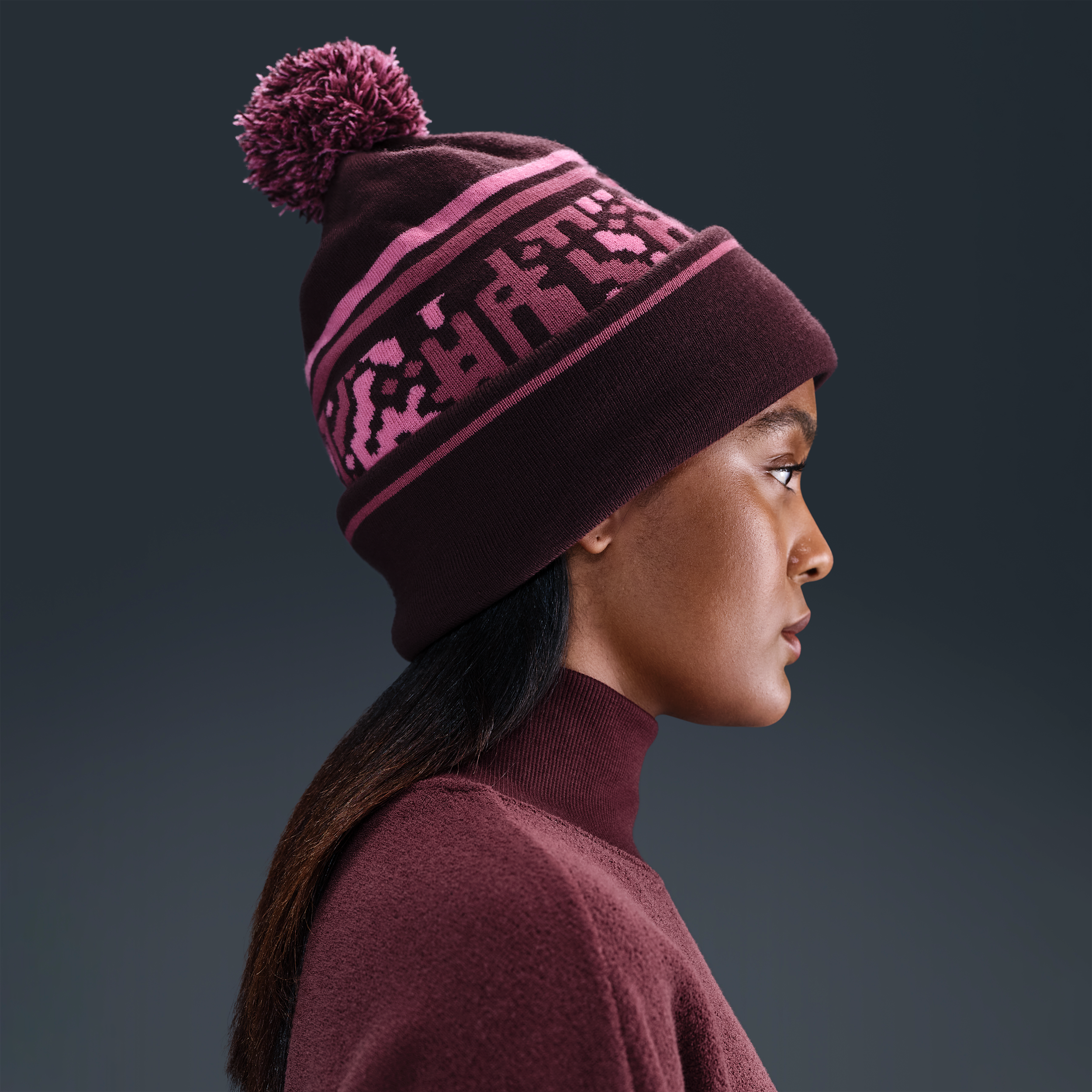 Thumbnail - Nike Peak Outdoor-Beanie - Rot