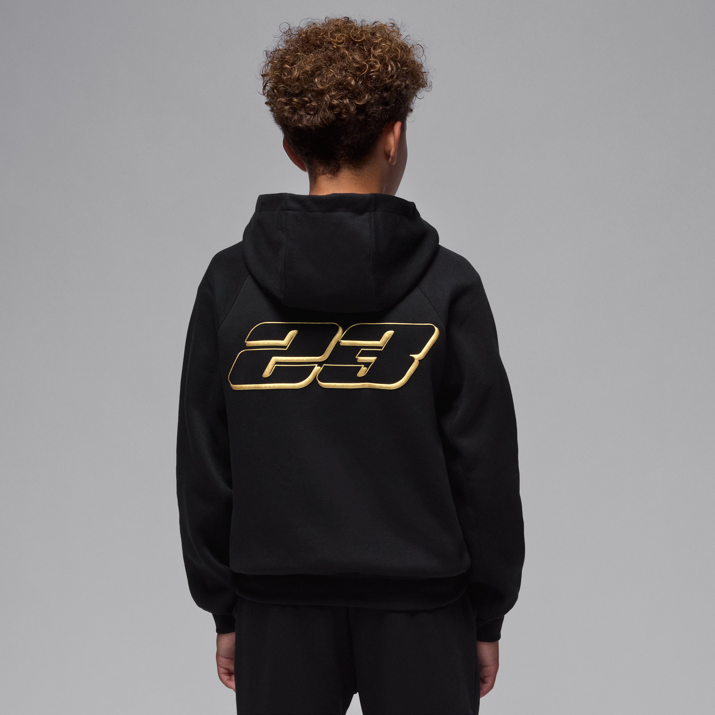 Thumbnail - Jordan Mountainside Fleece-Hoodie (ältere Kinder) - Schwarz