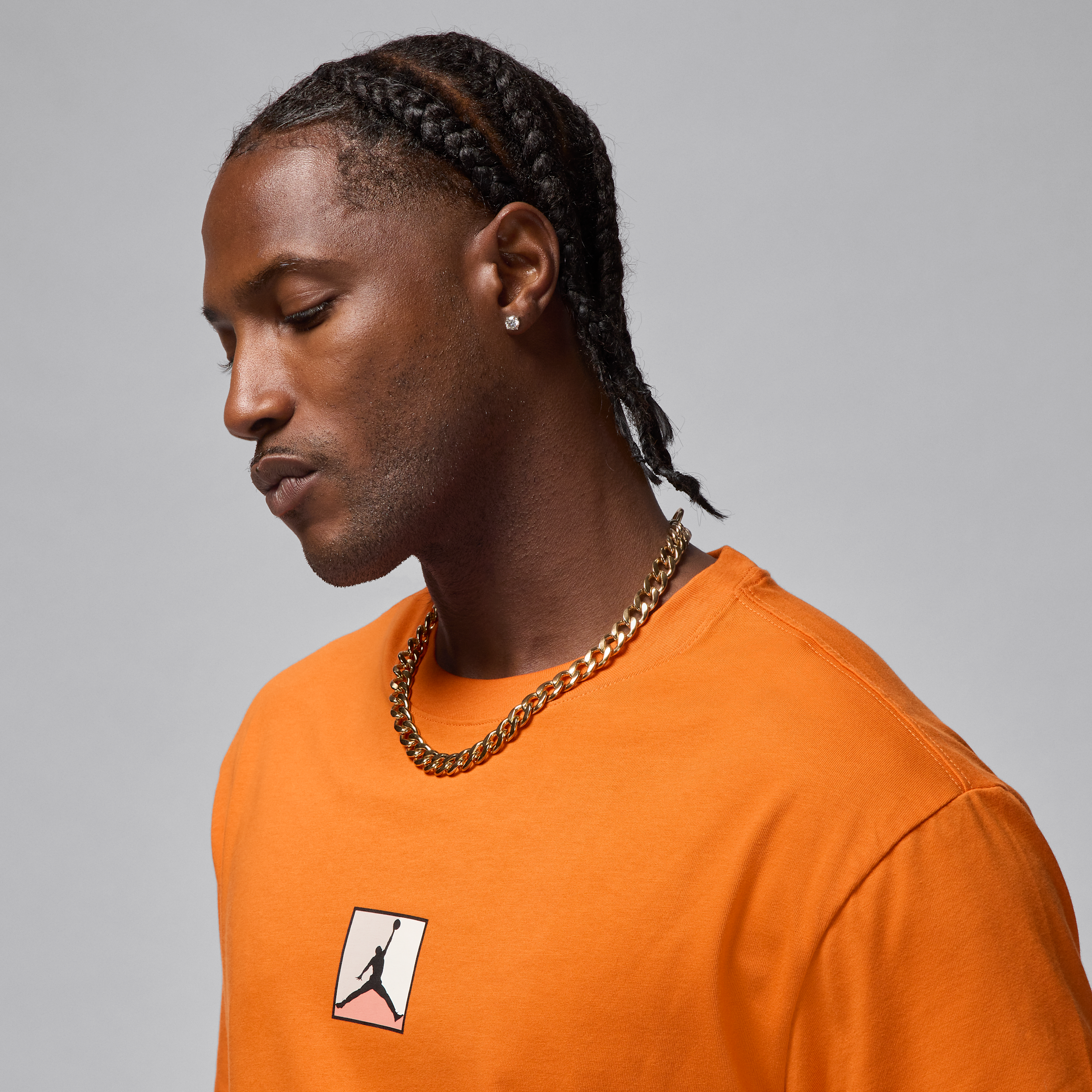 Thumbnail - Jordan Brooklyn T-Shirt (Herren) - Orange