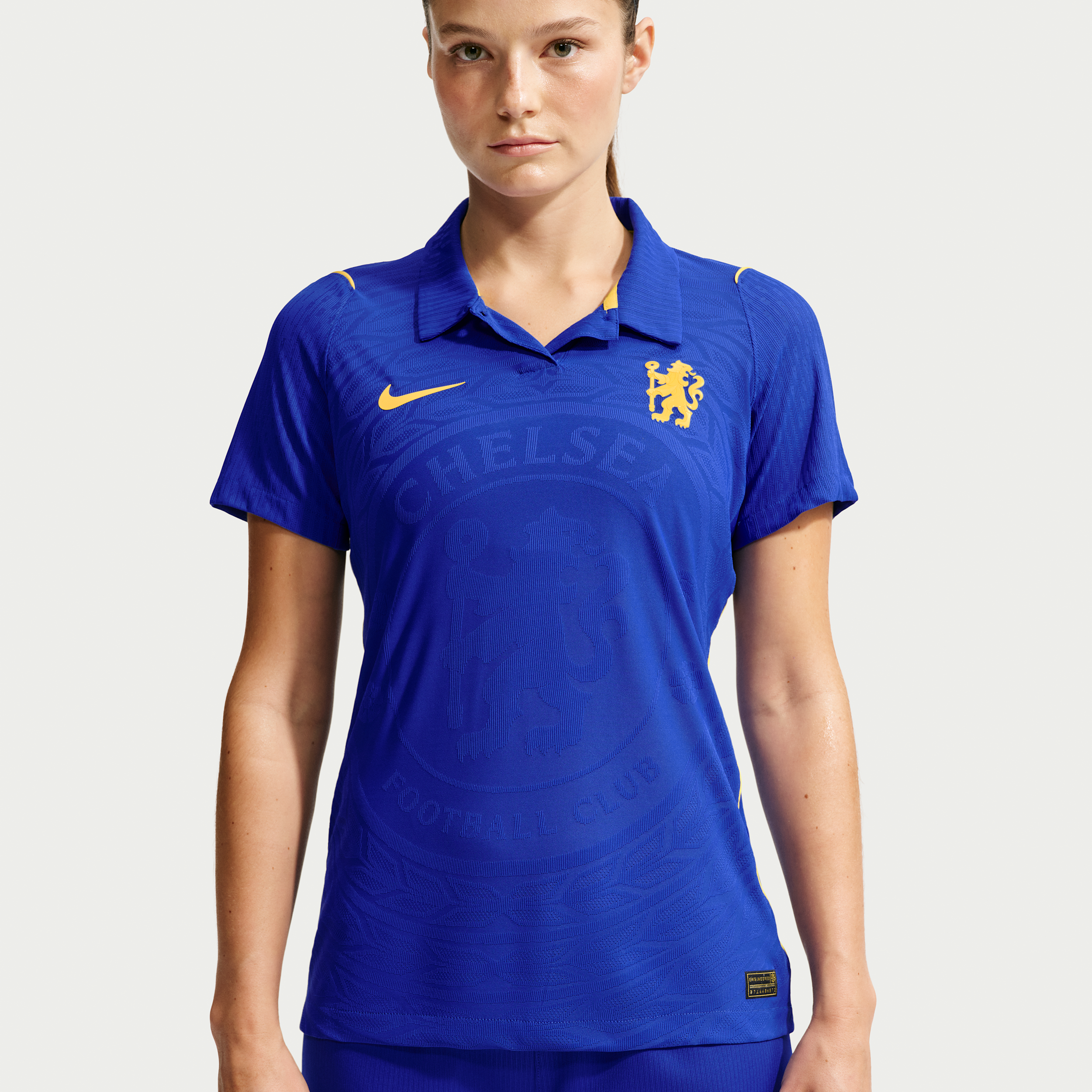 Chelsea FC 2026/27 Match Home Nike Aero-FIT Authentic-fodboldtrøje til kvinder - blå