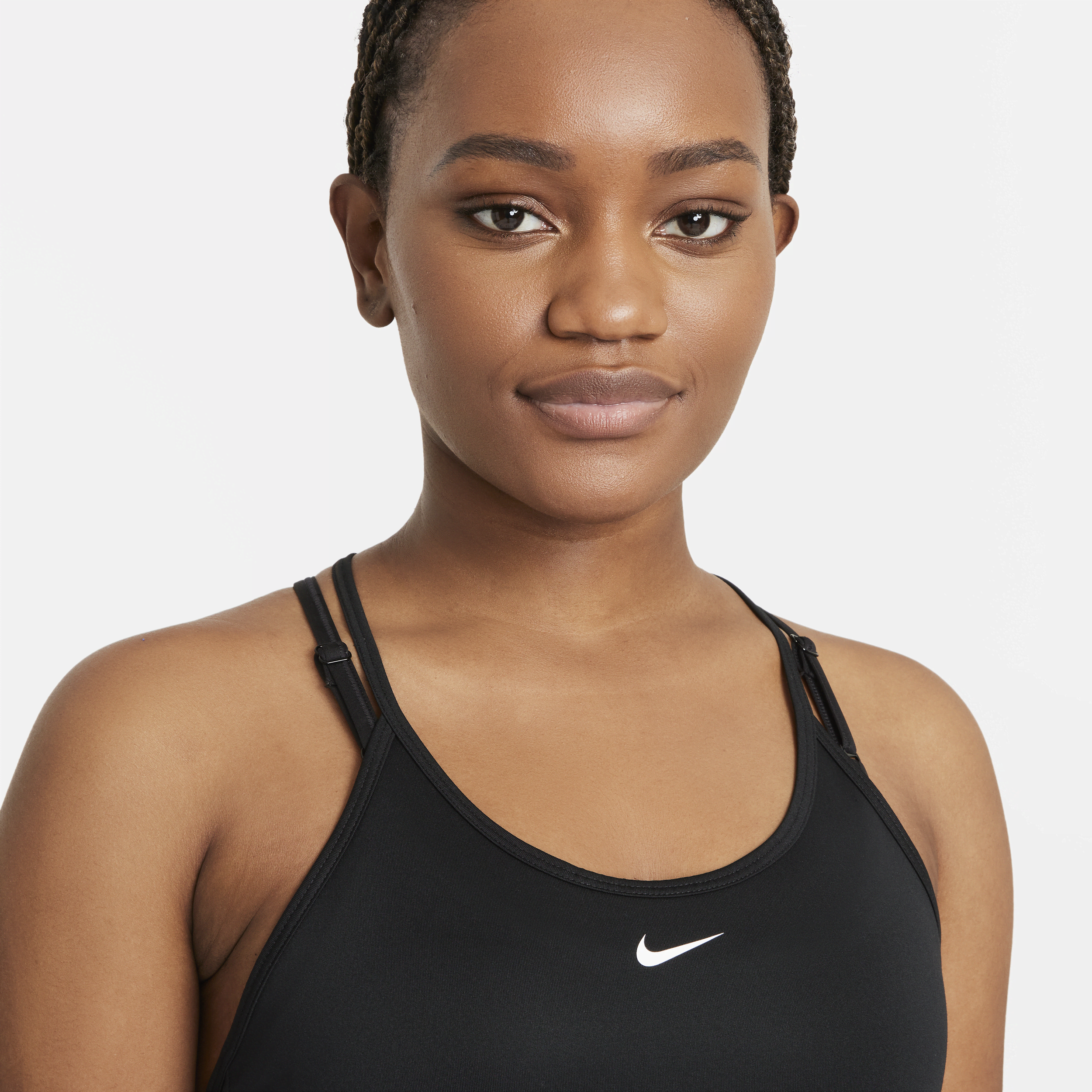 Débardeur coupe standard Nike Dri-FIT One Elastika pour Femme - Noir