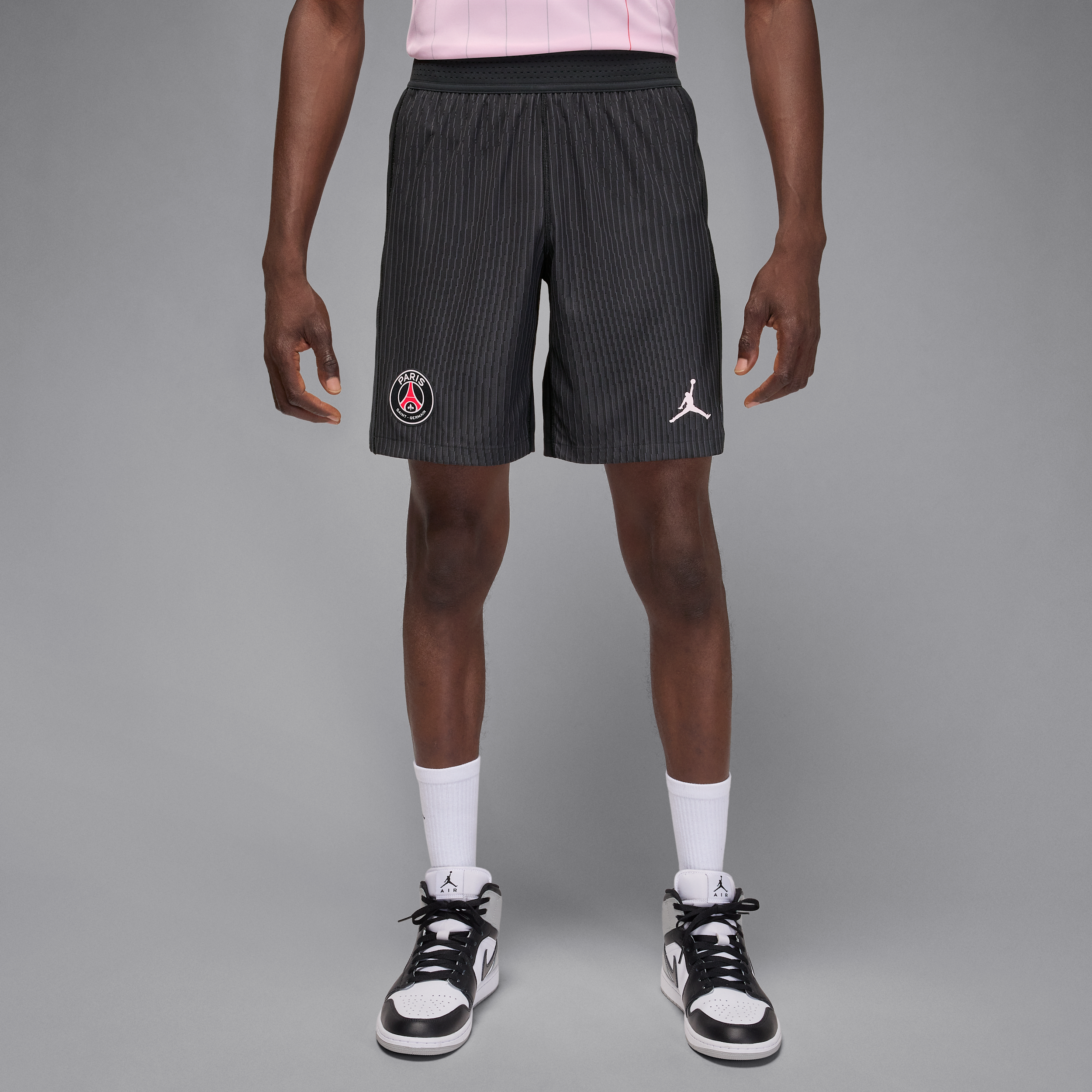 Shorts da calcio Authentic Jordan Dri-FIT ADV Paris Saint—Germain 2025/26 Match da uomo — Quarta - Nero