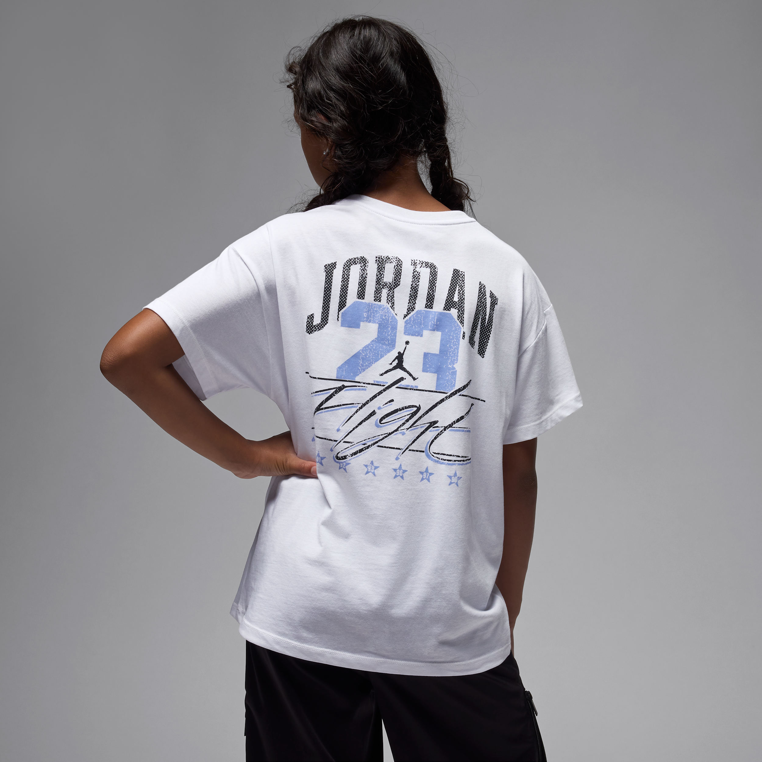 Thumbnail - Jordan Collegiate T-Shirt in Used-Optik (ältere Kinder) - Weiß