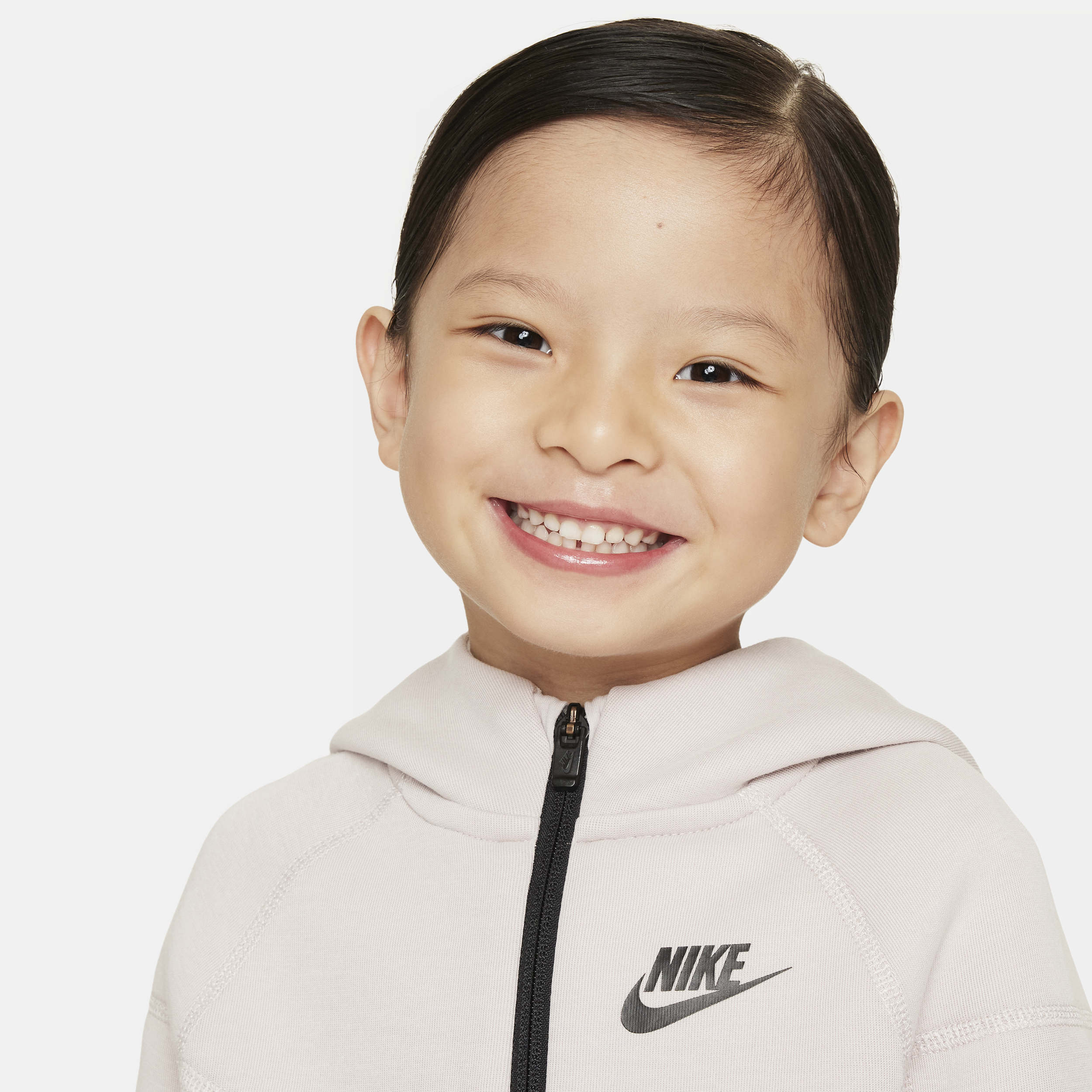 Nike Sportswear Tech Fleece Full-Zip Set tweedelige hoodieset voor peuters Paars