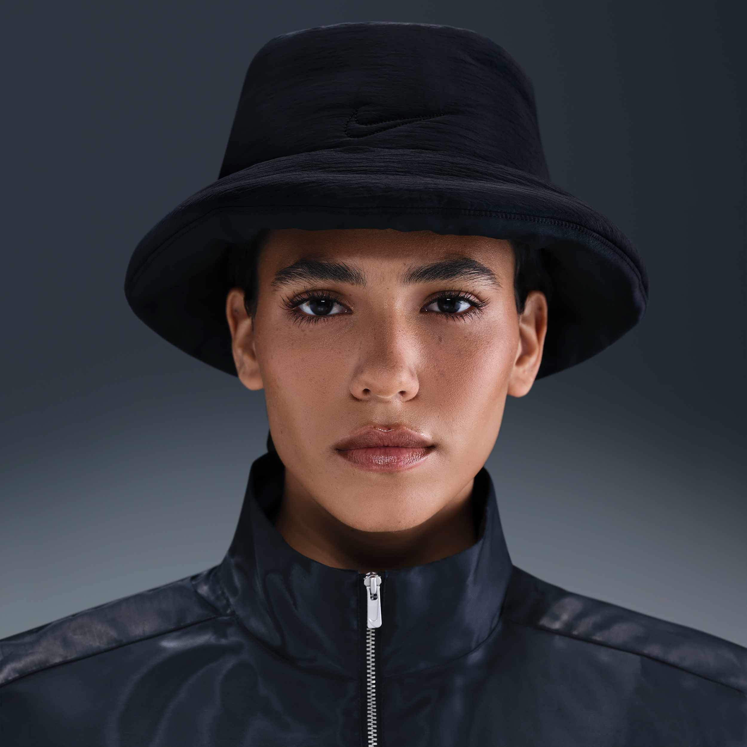 Thumbnail - Nike Apex Puffle Bucket-Hat - Schwarz