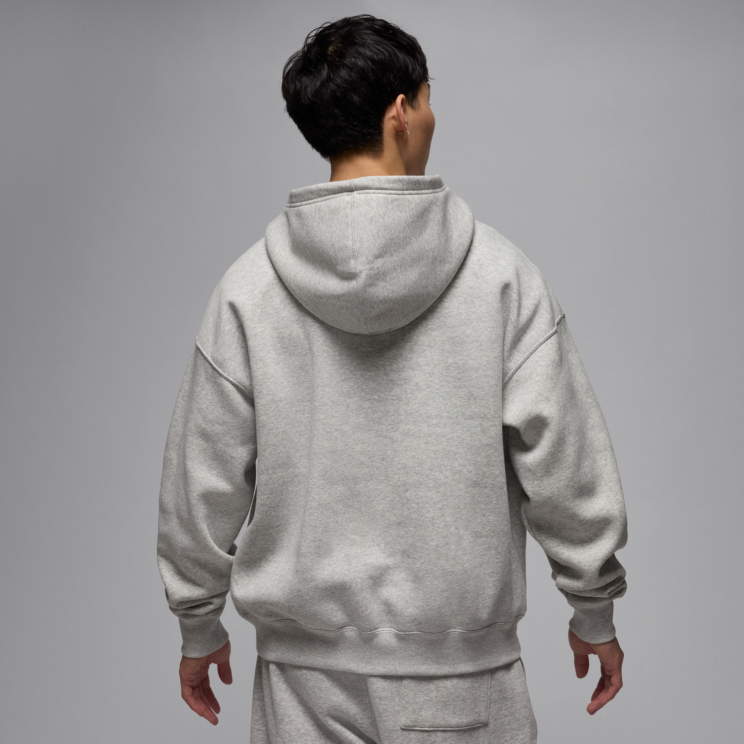 Thumbnail - Jordan Brooklyn Fleece Oversize-Hoodie (Herren) - Grau