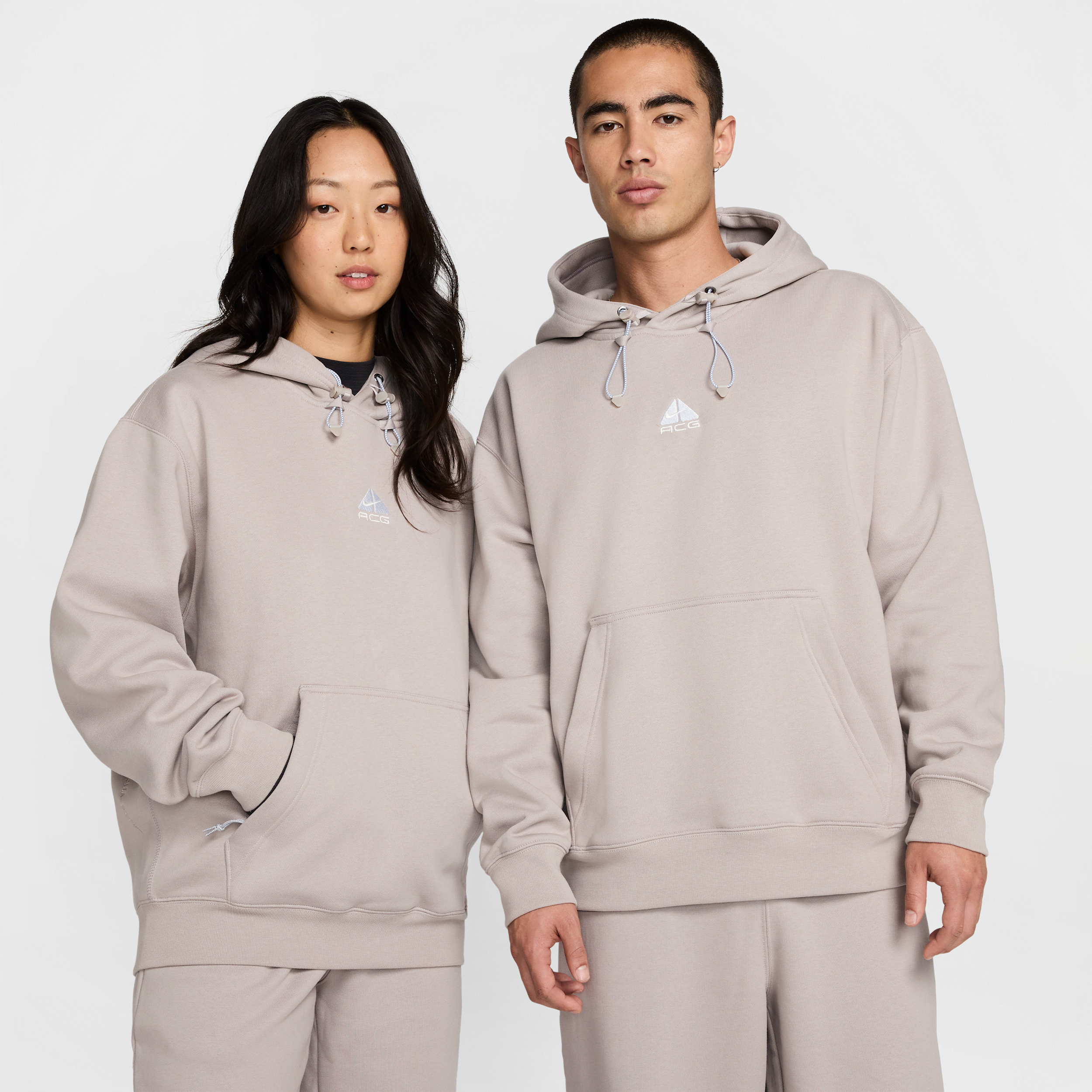Thumbnail - Nike ACG Therma-FIT Fleece-Hoodie - Grau