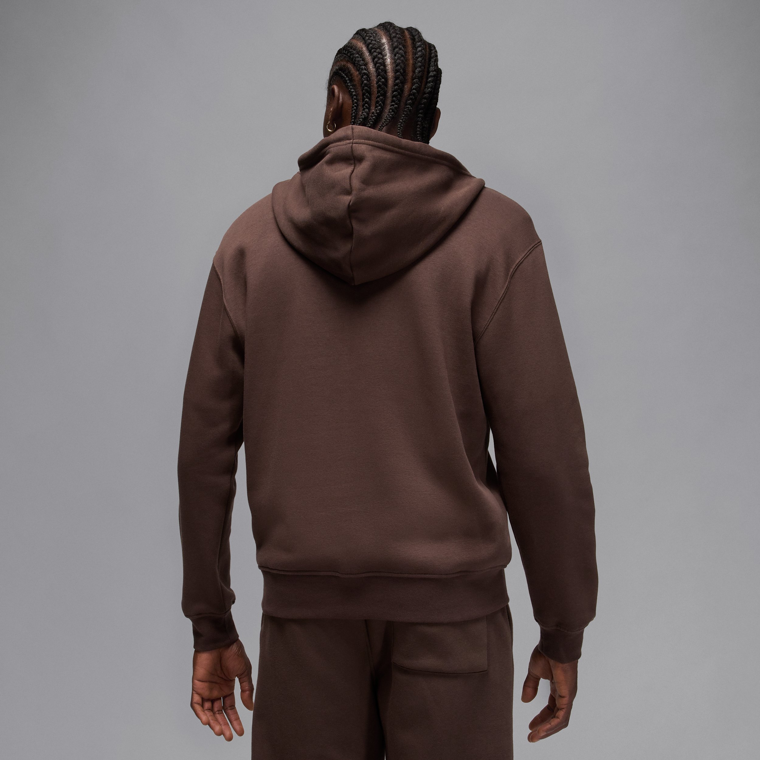Thumbnail - Jordan Brooklyn Fleece Kapuzenjacke (Herren) - Braun