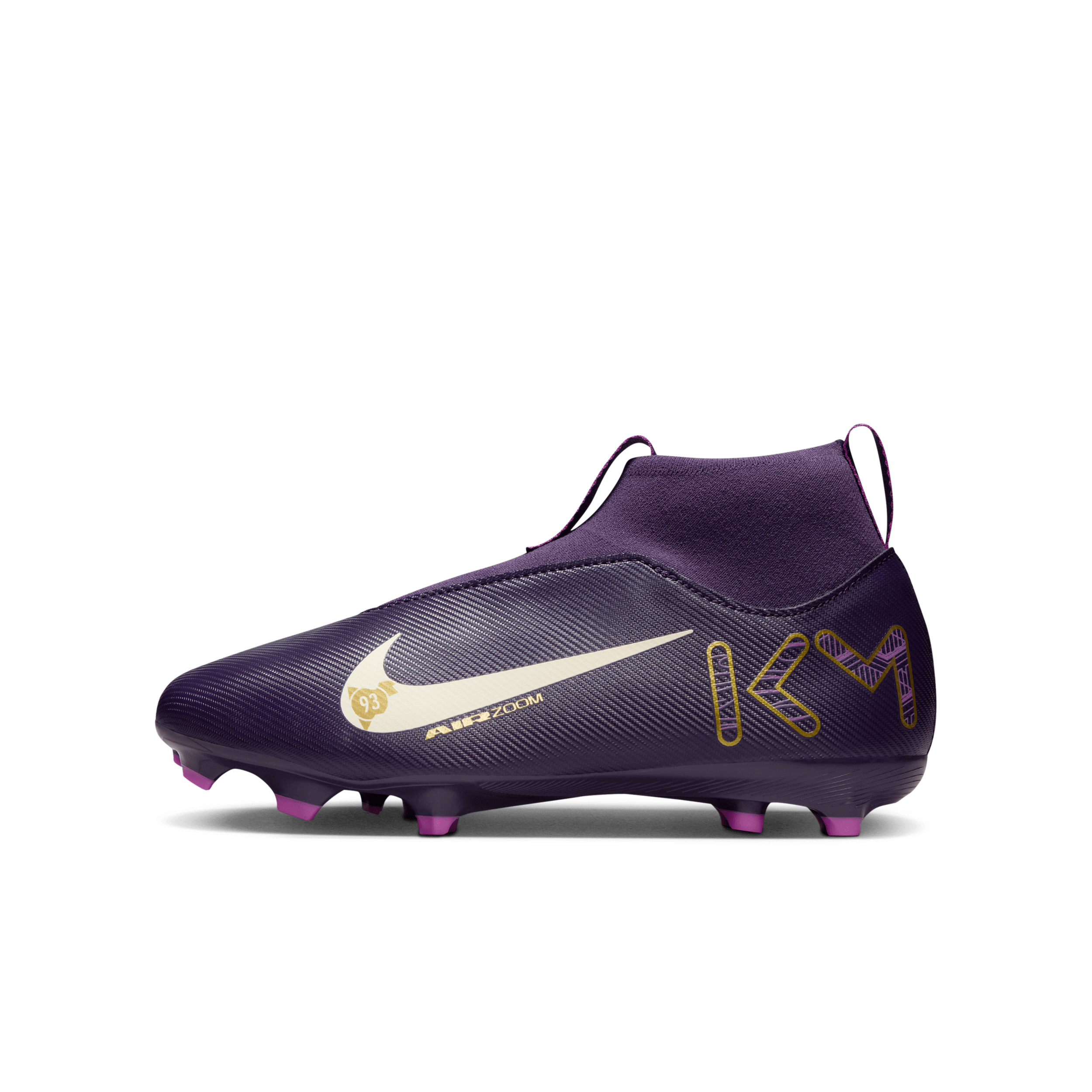 Nike Jr. Mercurial Superfly 10 Academy 'Kylian Mbappé' Younger/Older Kids' Multi-Ground High-Top Football Boot - Purple