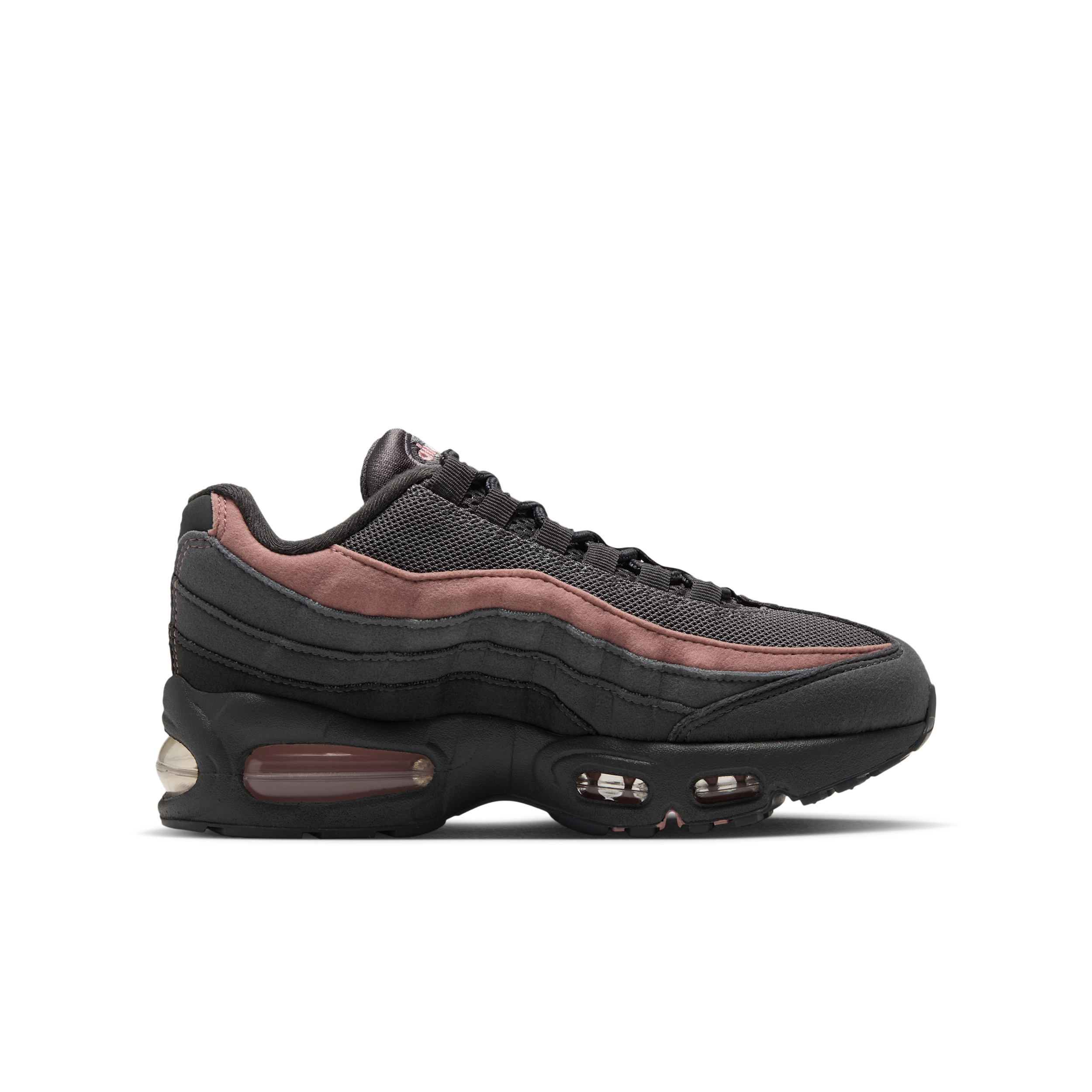 Nike Air Max 95 Big Bubble GS 'Dark Grey Rust Pink' | Kid's Size 5 - HF7054-031
