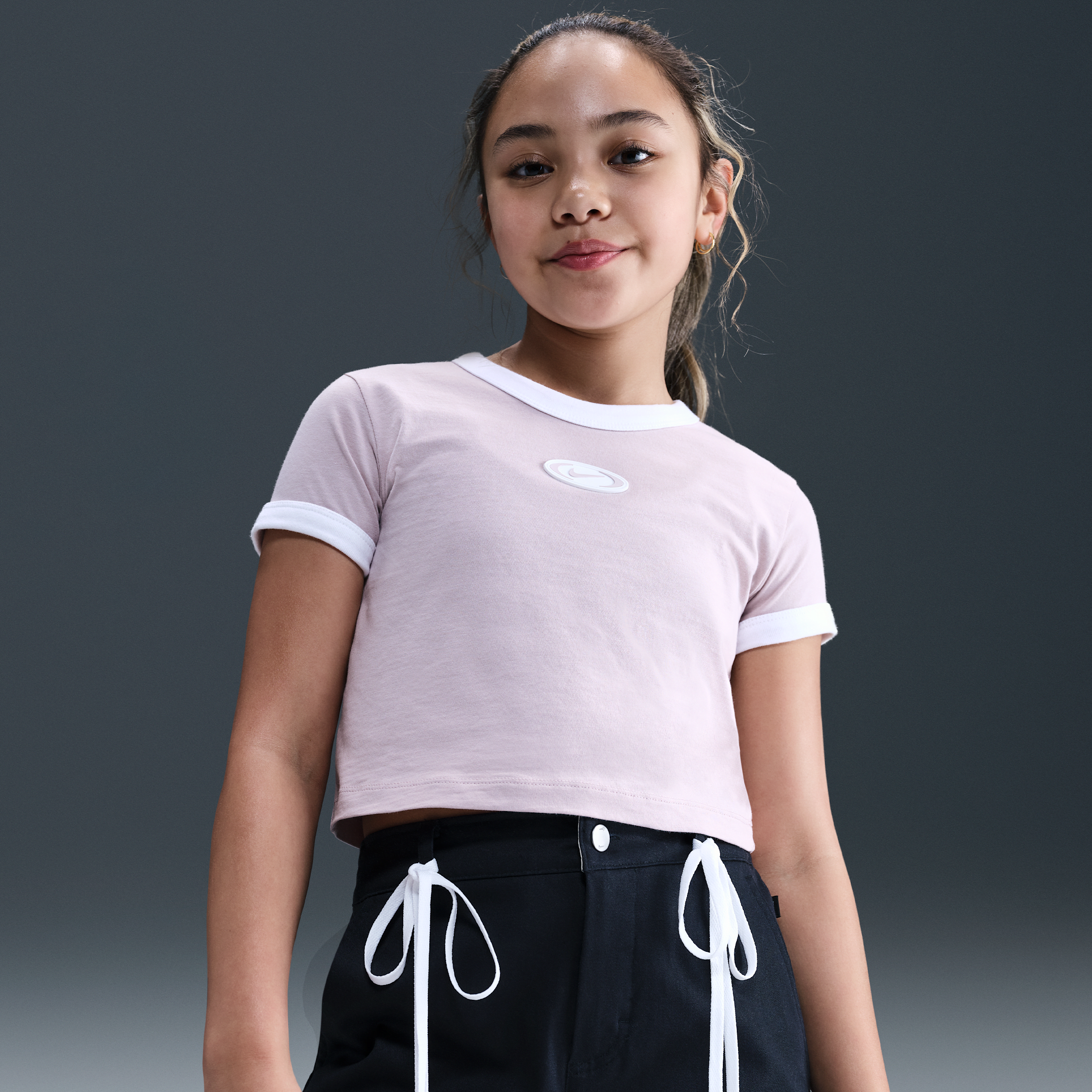 Nike Sportswear kort T-shirt voor meisjes - Paars