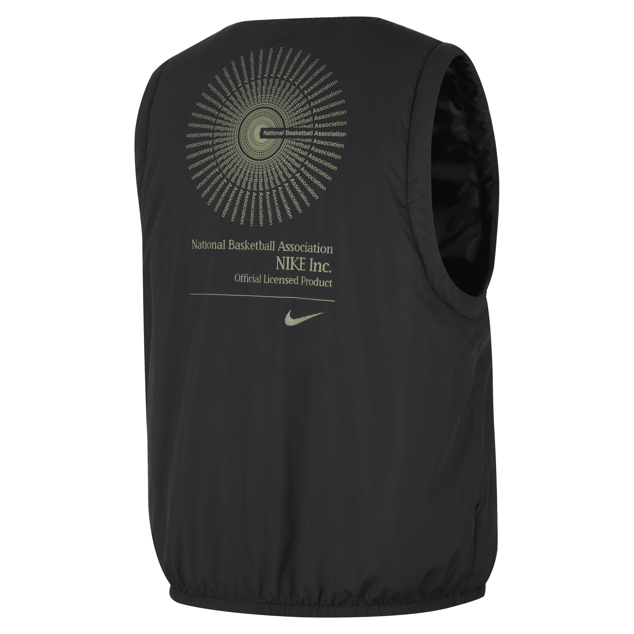 Nike Team 31 Club Therma-FIT NBA geweven bodywarmer voor heren Zwart