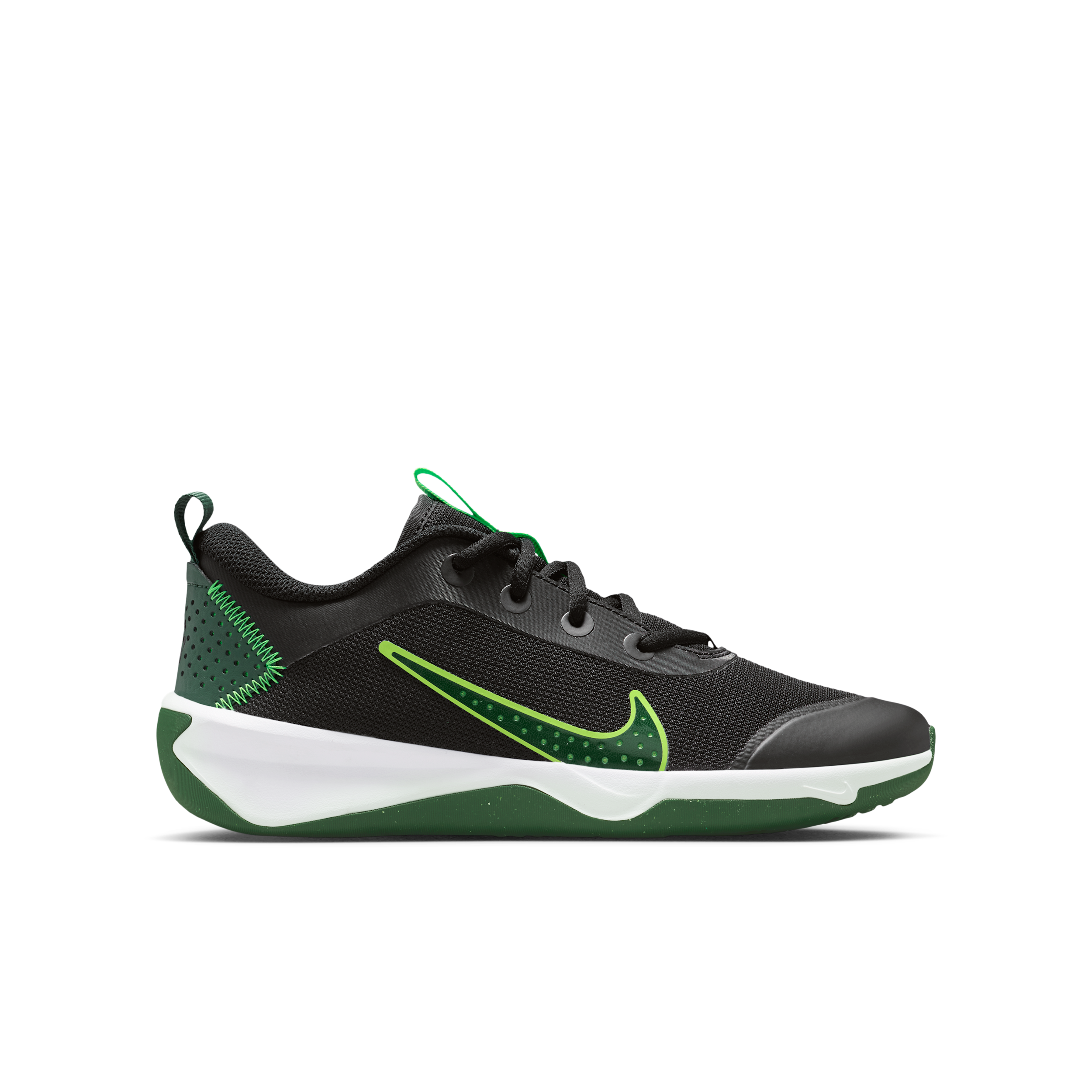 Nike Omni Multi-Court GS 'Black Green Strike' | Kid's Size 6.5 - DM9027-012