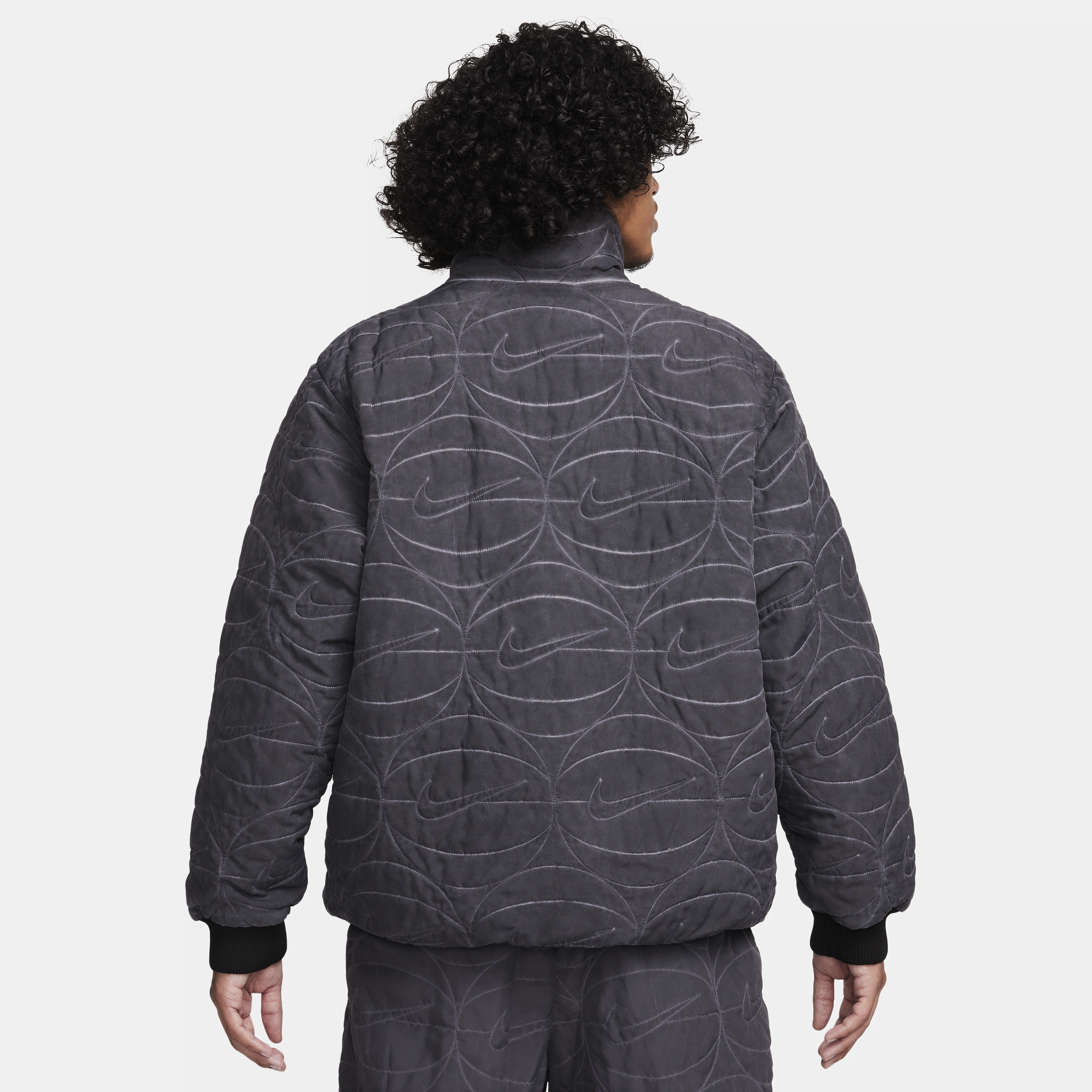 Veste de basket à zip tissée Nike pour homme - Noir