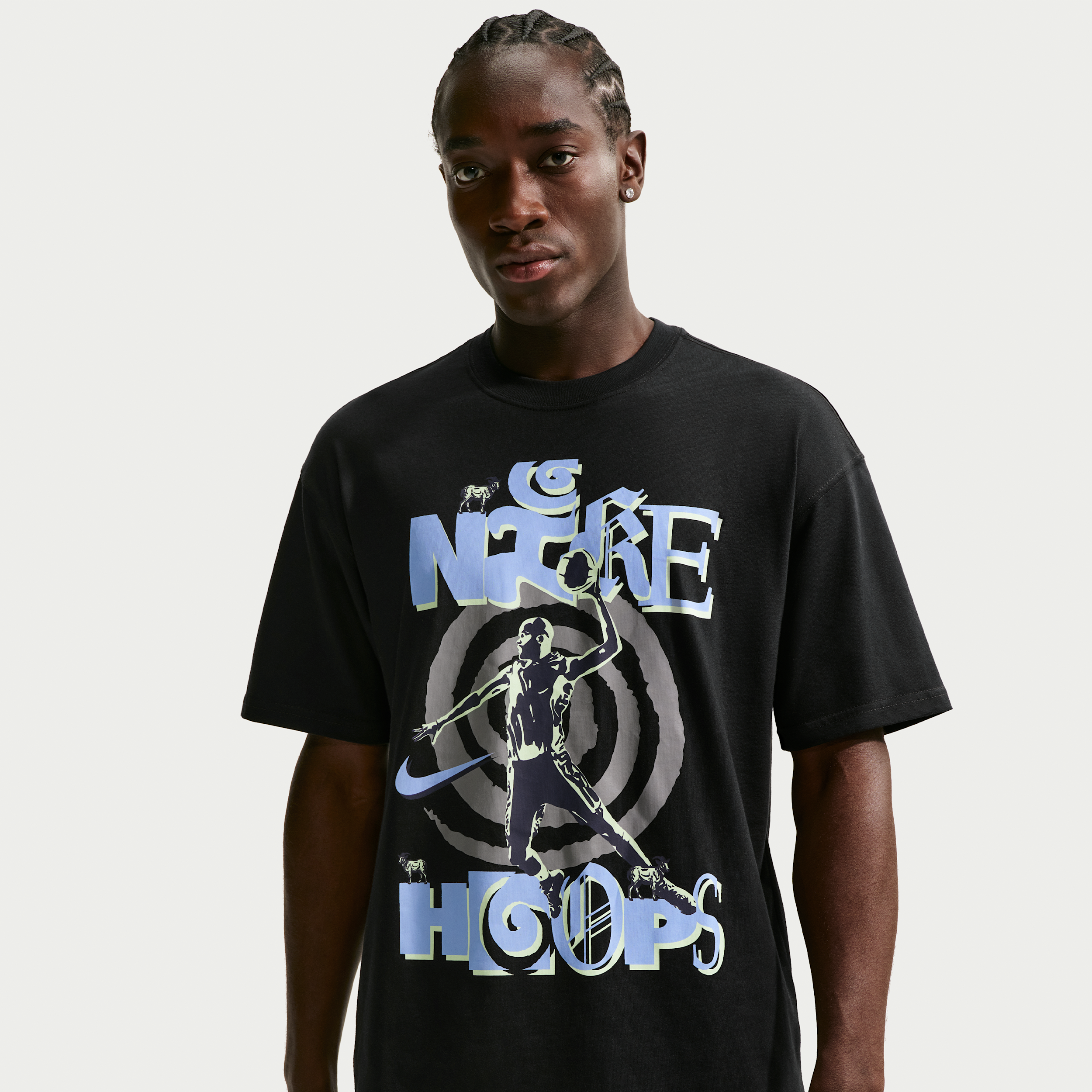 T-shirt da basket Nike – Uomo - Nero